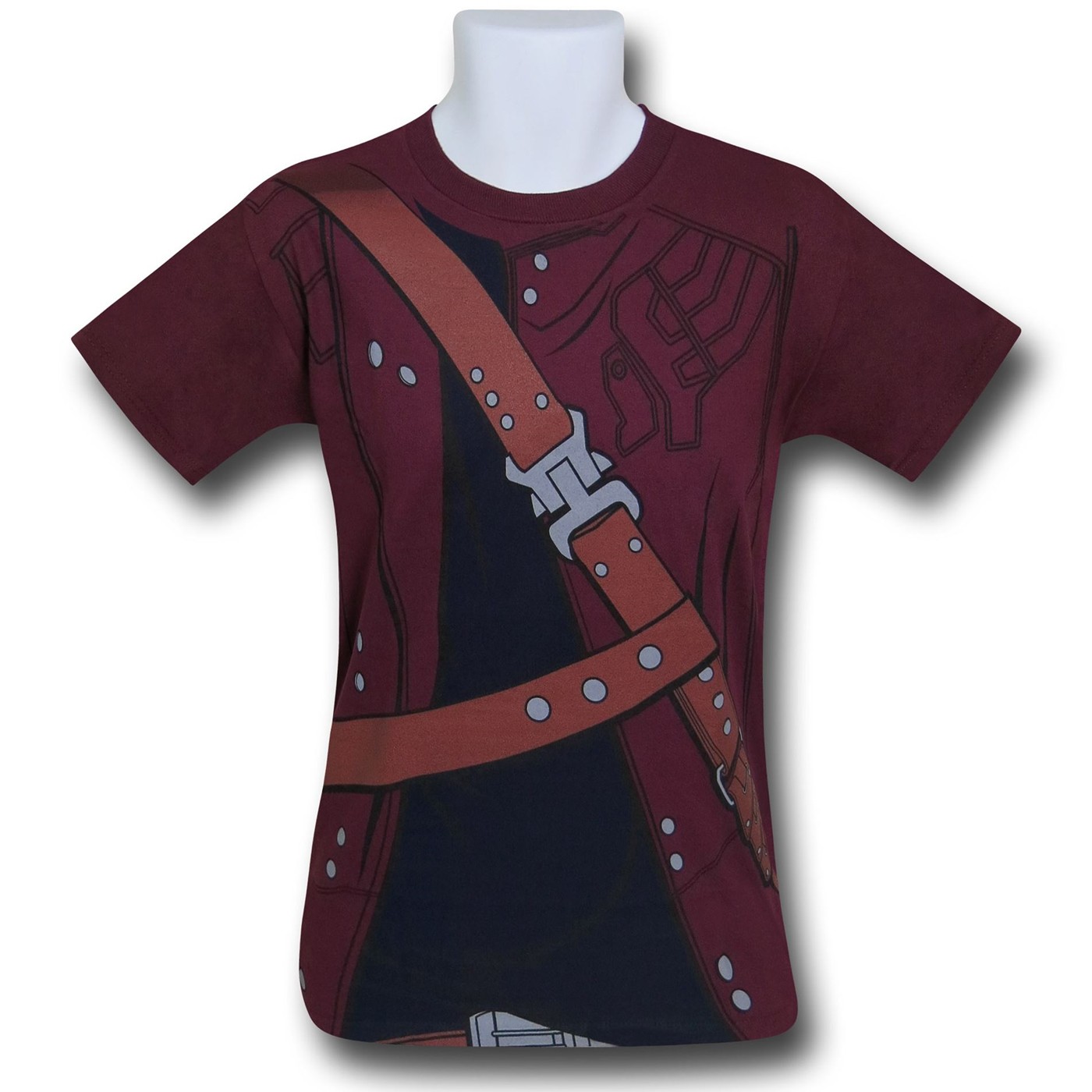 Guardians of the Galaxy Star Lord Costume T-Shirt, Red