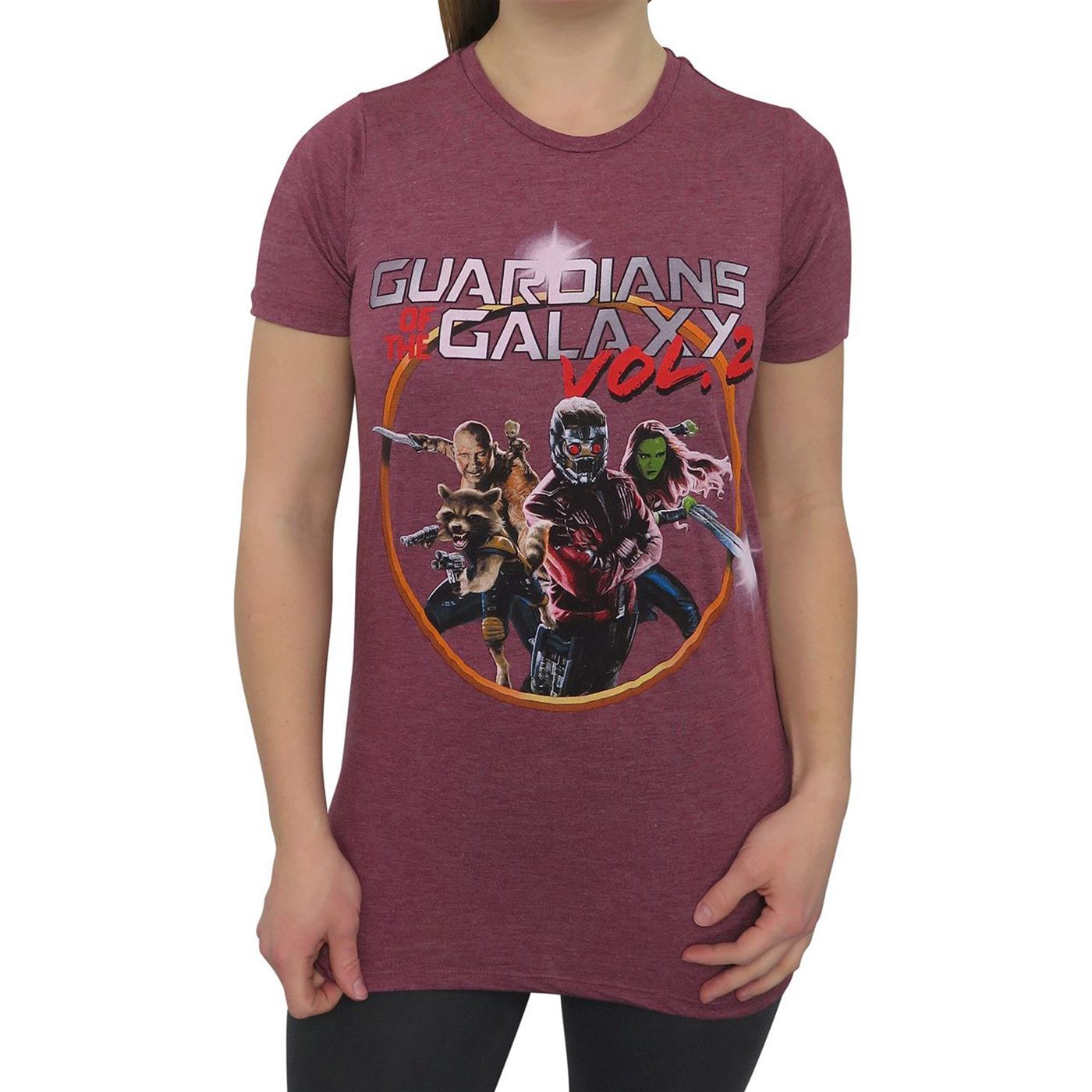 GOTG Vol. 2 Group Photo Women's T-Shirt, Red