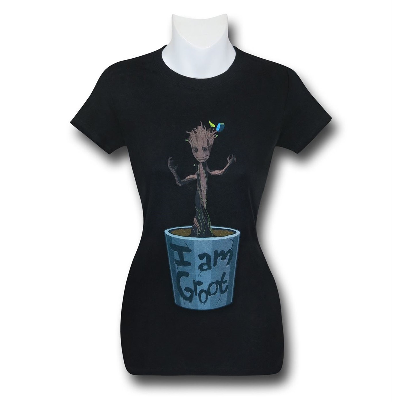 GOTG I am Dancing Groot Women's T-Shirt, Black