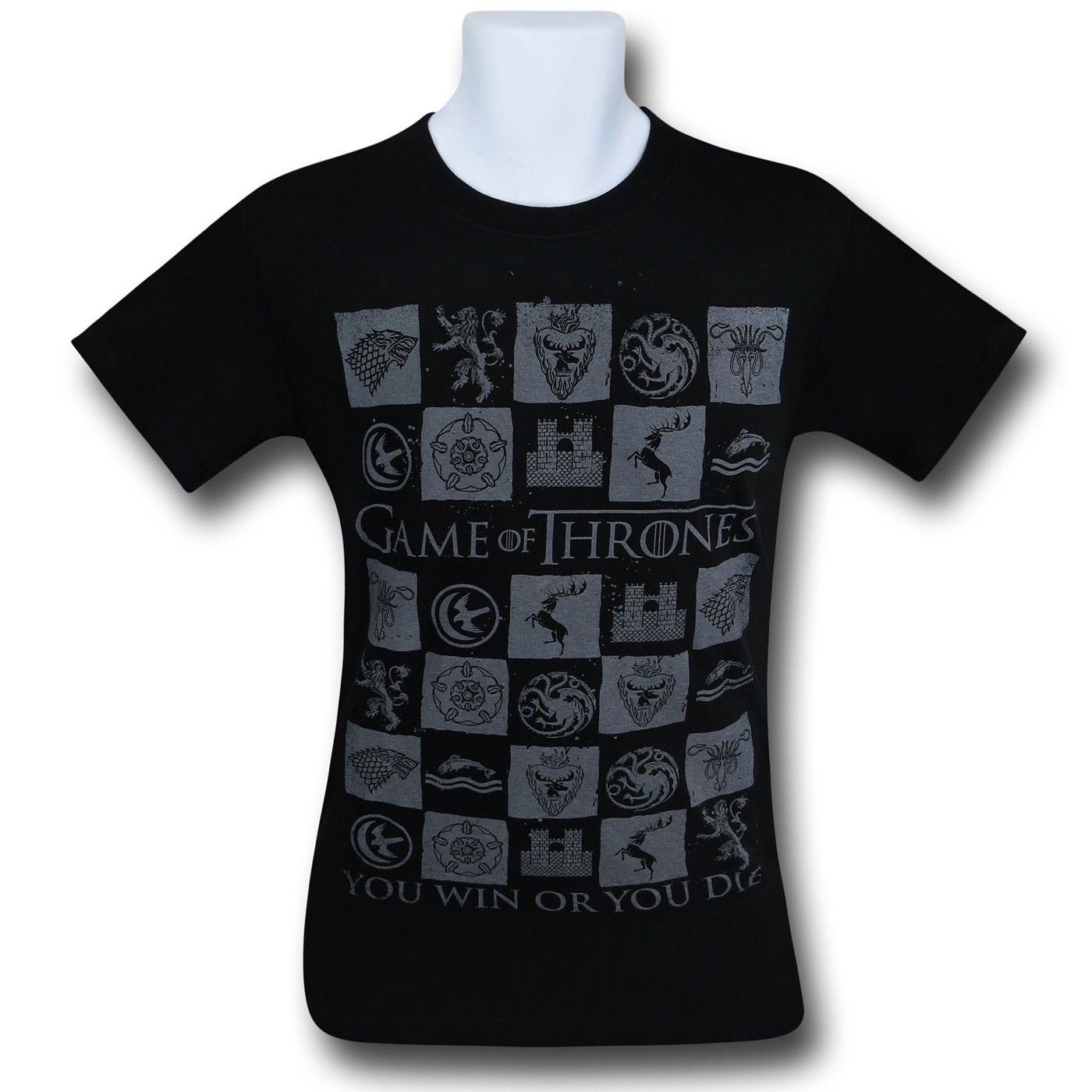 Game of Thrones Grid T-Shirt, Black