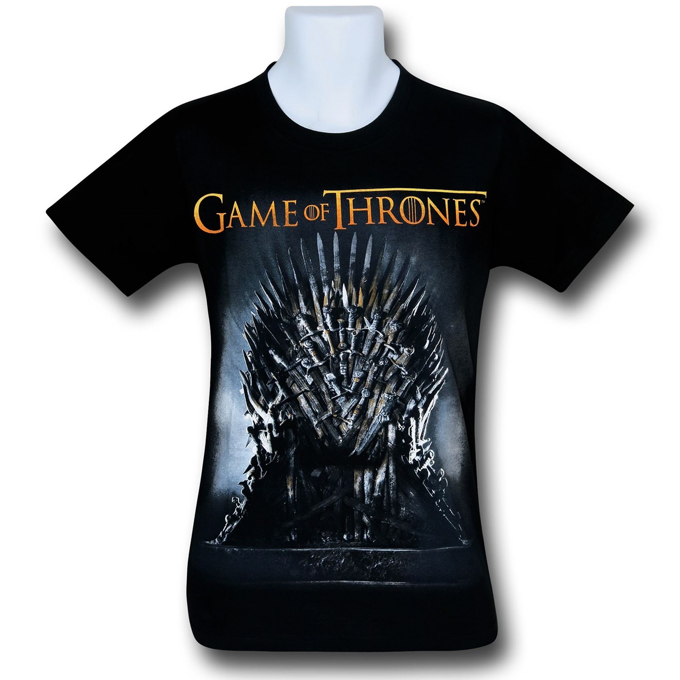Game of Thrones Iron Throne T-Shirt, Black