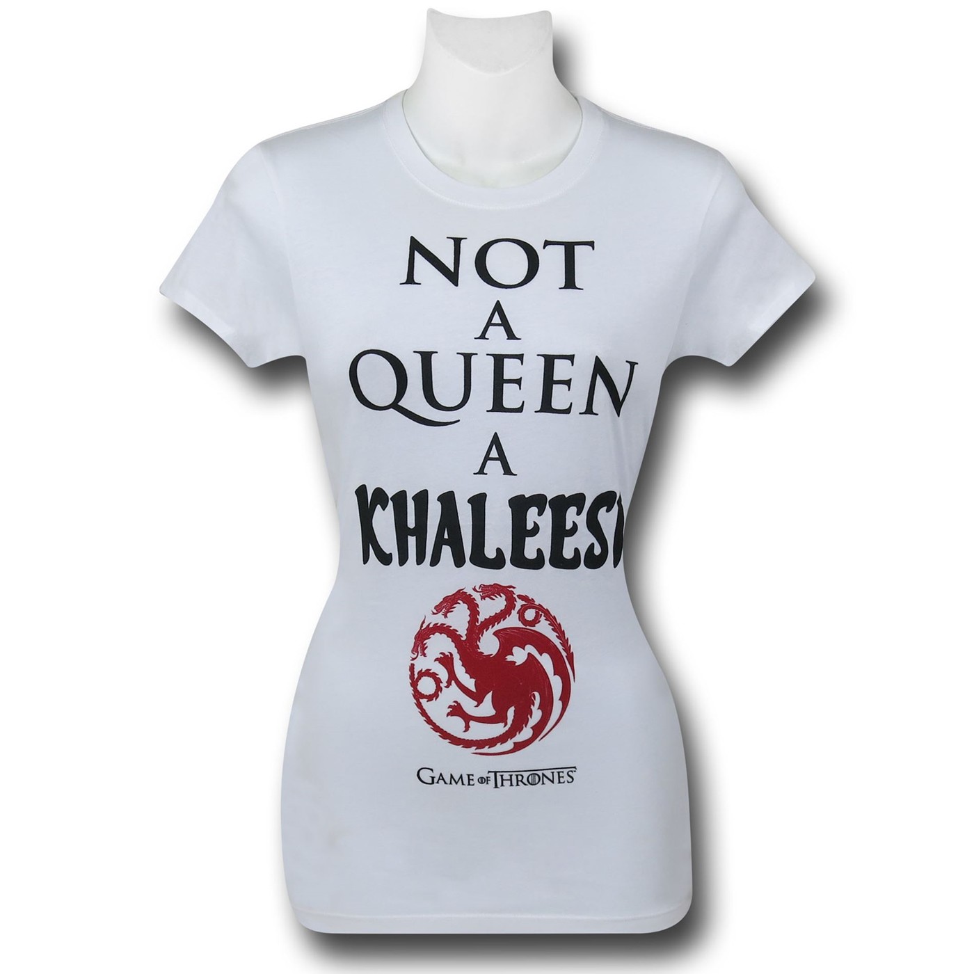Game of Thrones Not A Queen Women's T-Shirt, White
