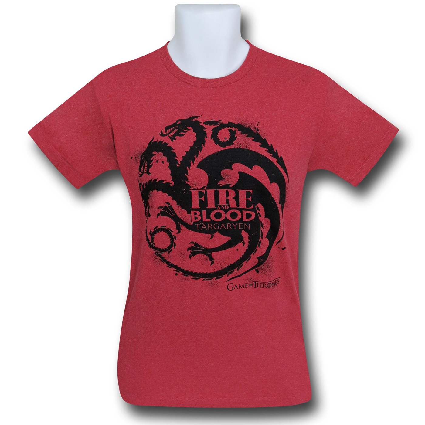 Game of Thrones Targaryen Fire & Blood T-Shirt, Red