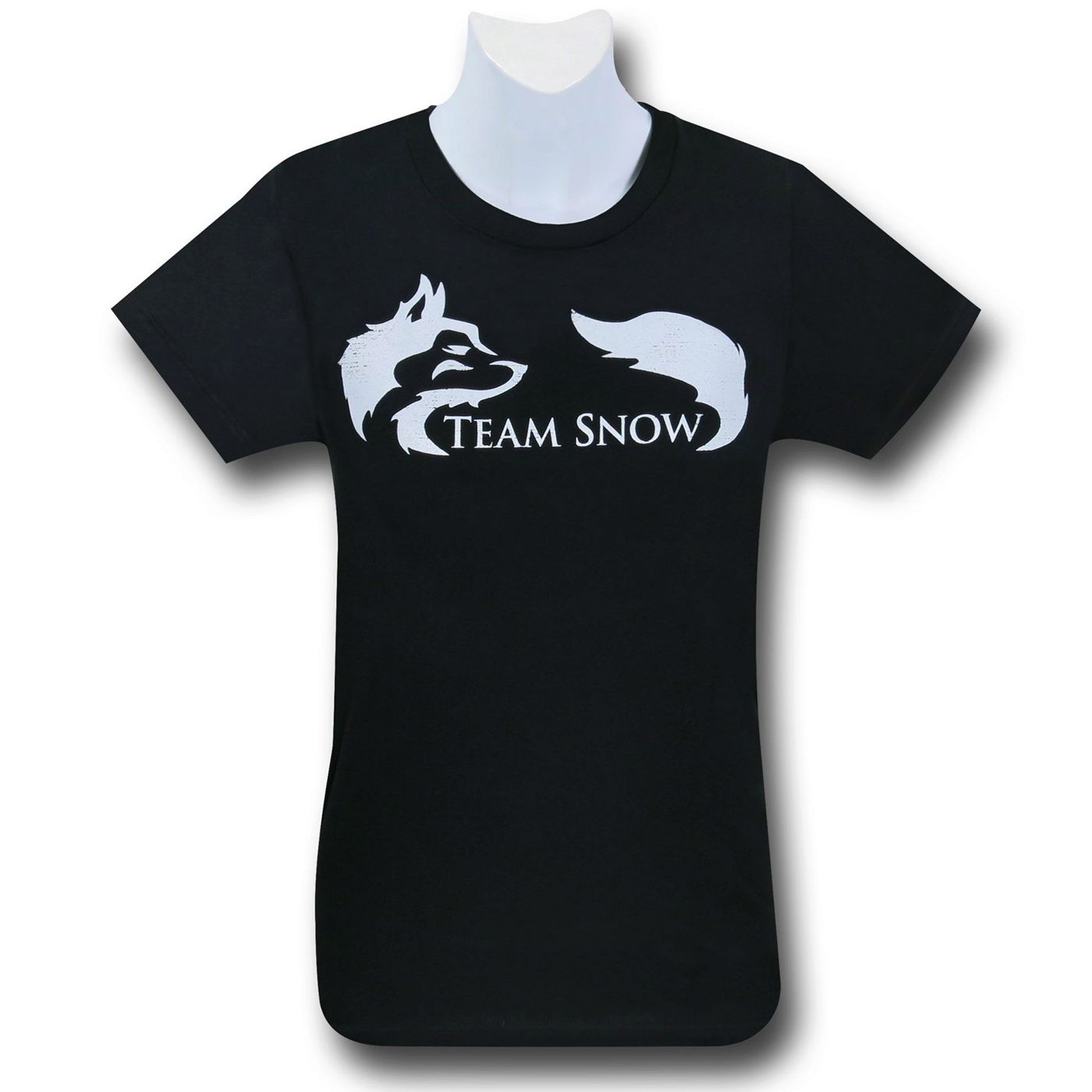 Team Snow on Black Women's T-Shirt, Black