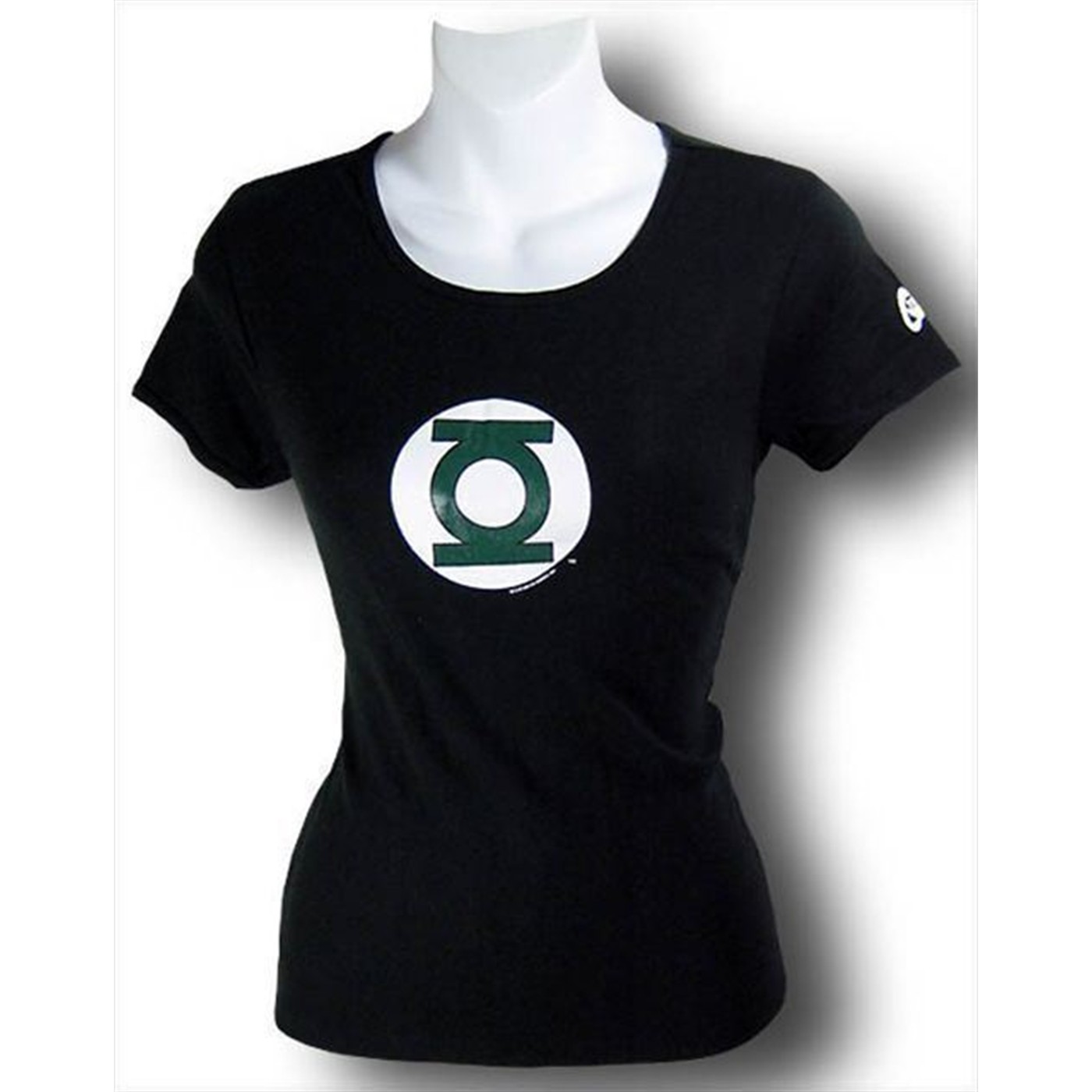 Green Lantern Women's Symbol T-Shirt, Black