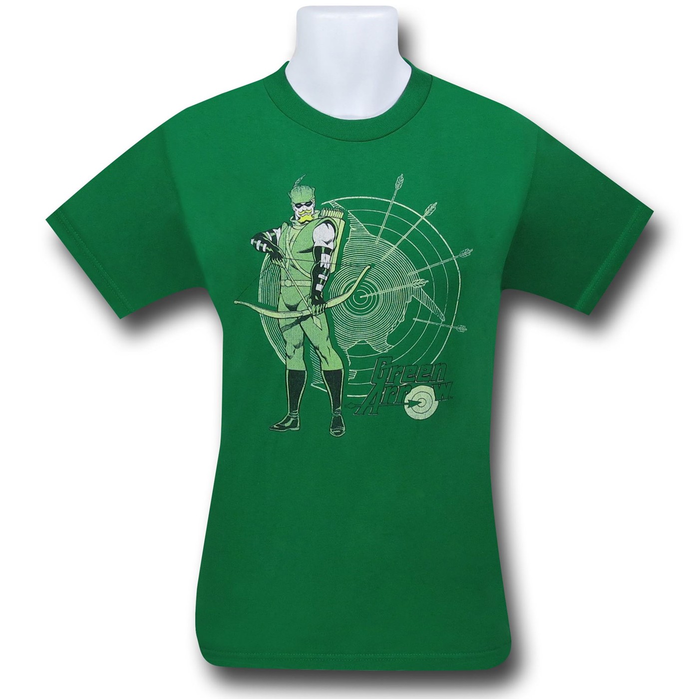 Green Arrow Drawing Arrow T-Shirt, Green