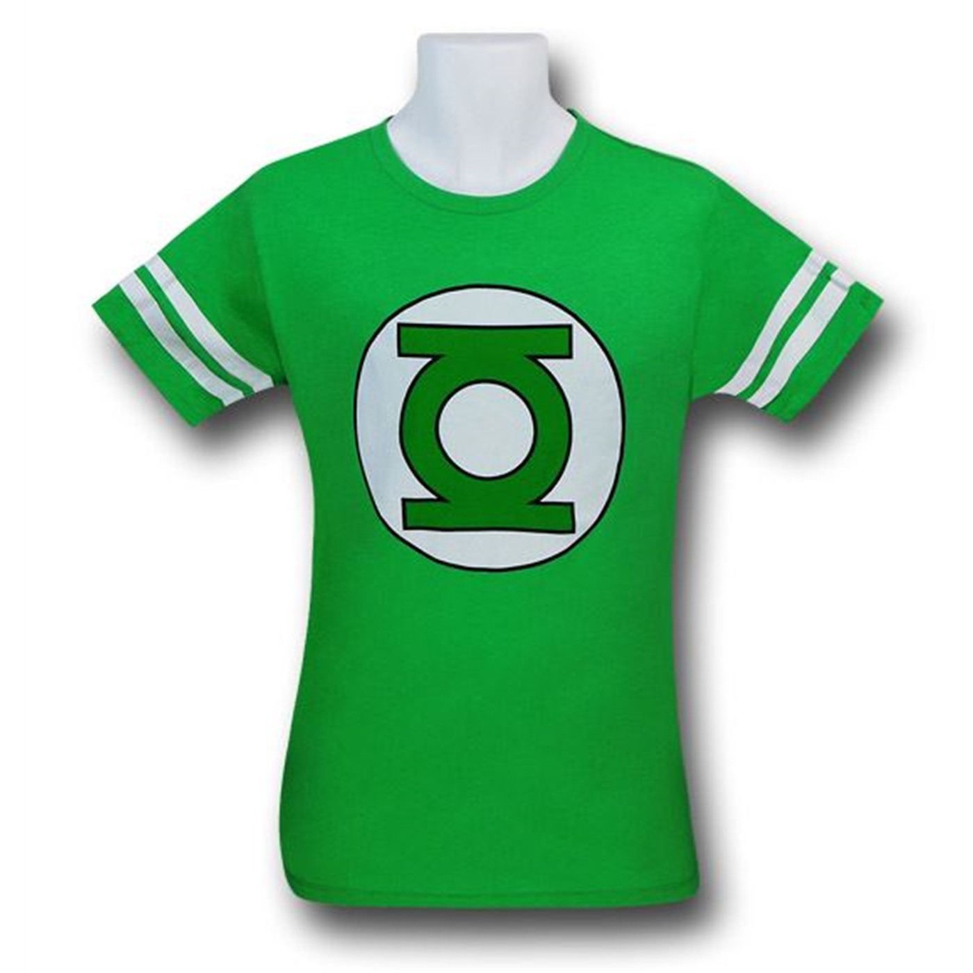 Green Lantern Ringed Sleeve Symbol T-Shirt, Green