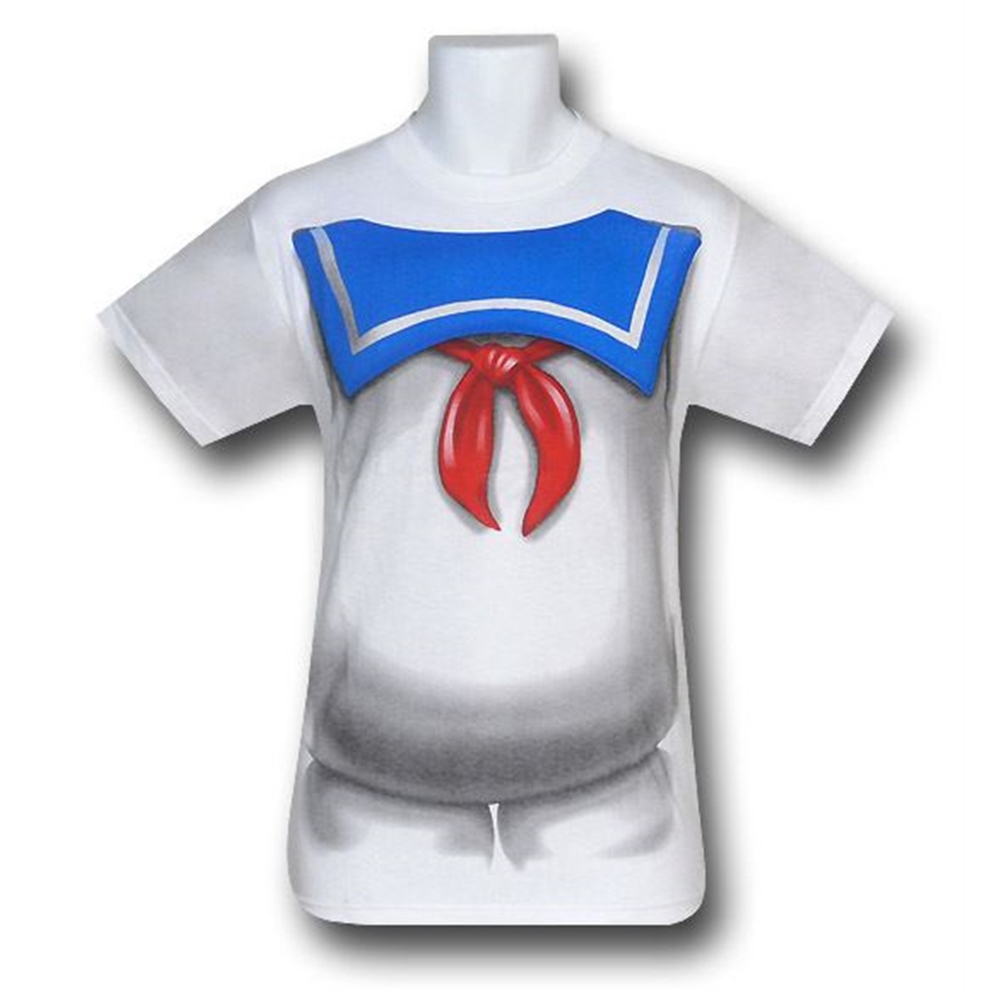 Ghostbusters Stay Puft Marshmallow Man Costume T-Shirt, White