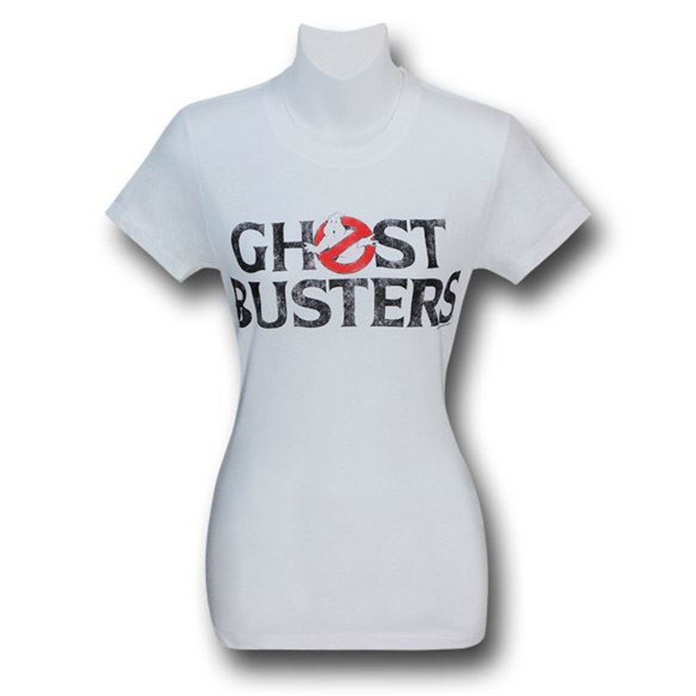 Ghostbusters Symbol Logo Women's T-Shirt, White