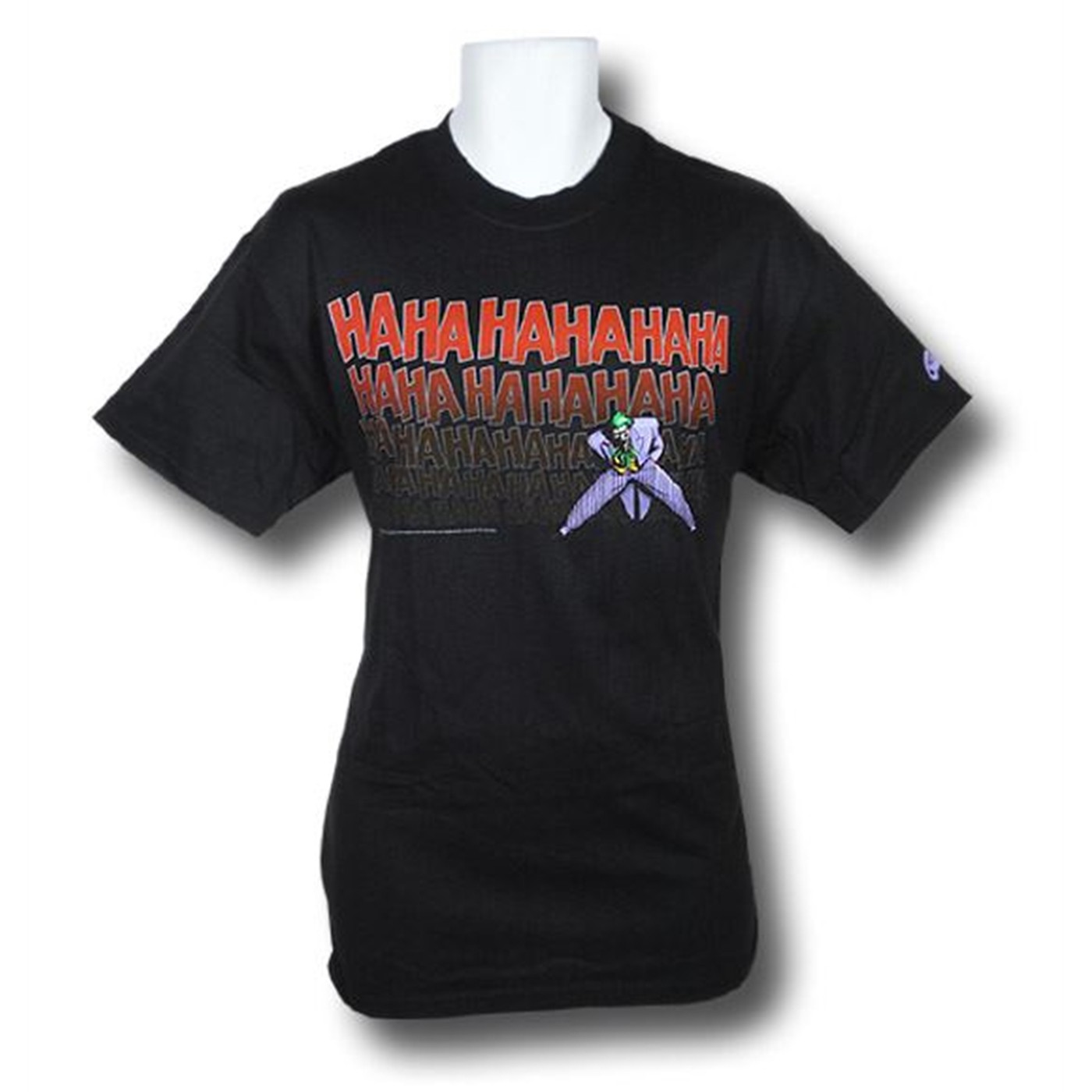 Joker Ha Ha Rows T-Shirt, Black