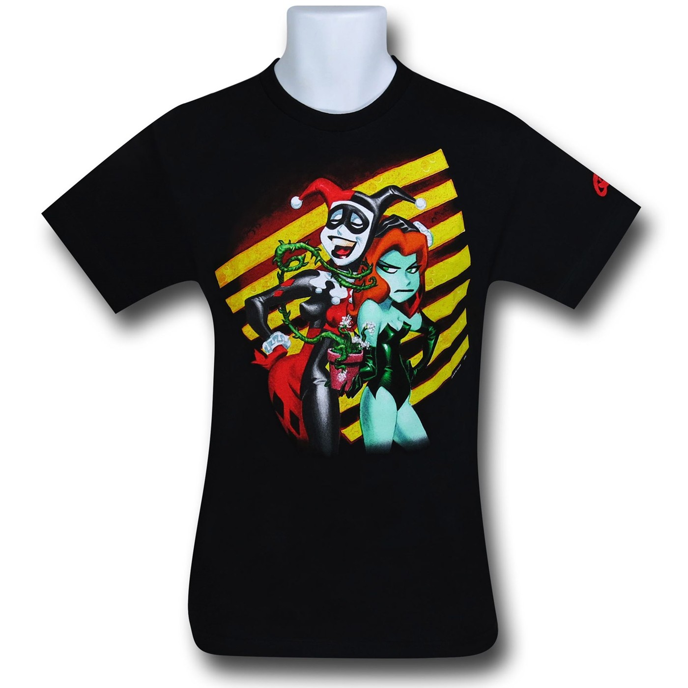 Harley Quinn and Poison Ivy II T-Shirt, Black