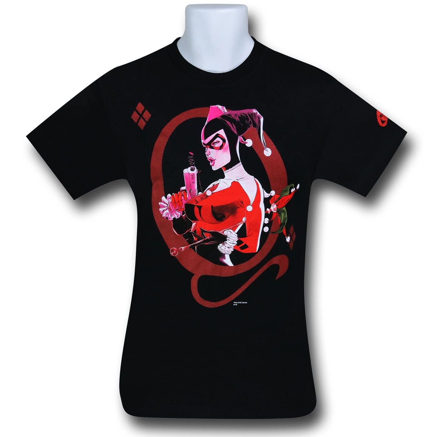 Harley Quinn Silence Black T-Shirt, Black