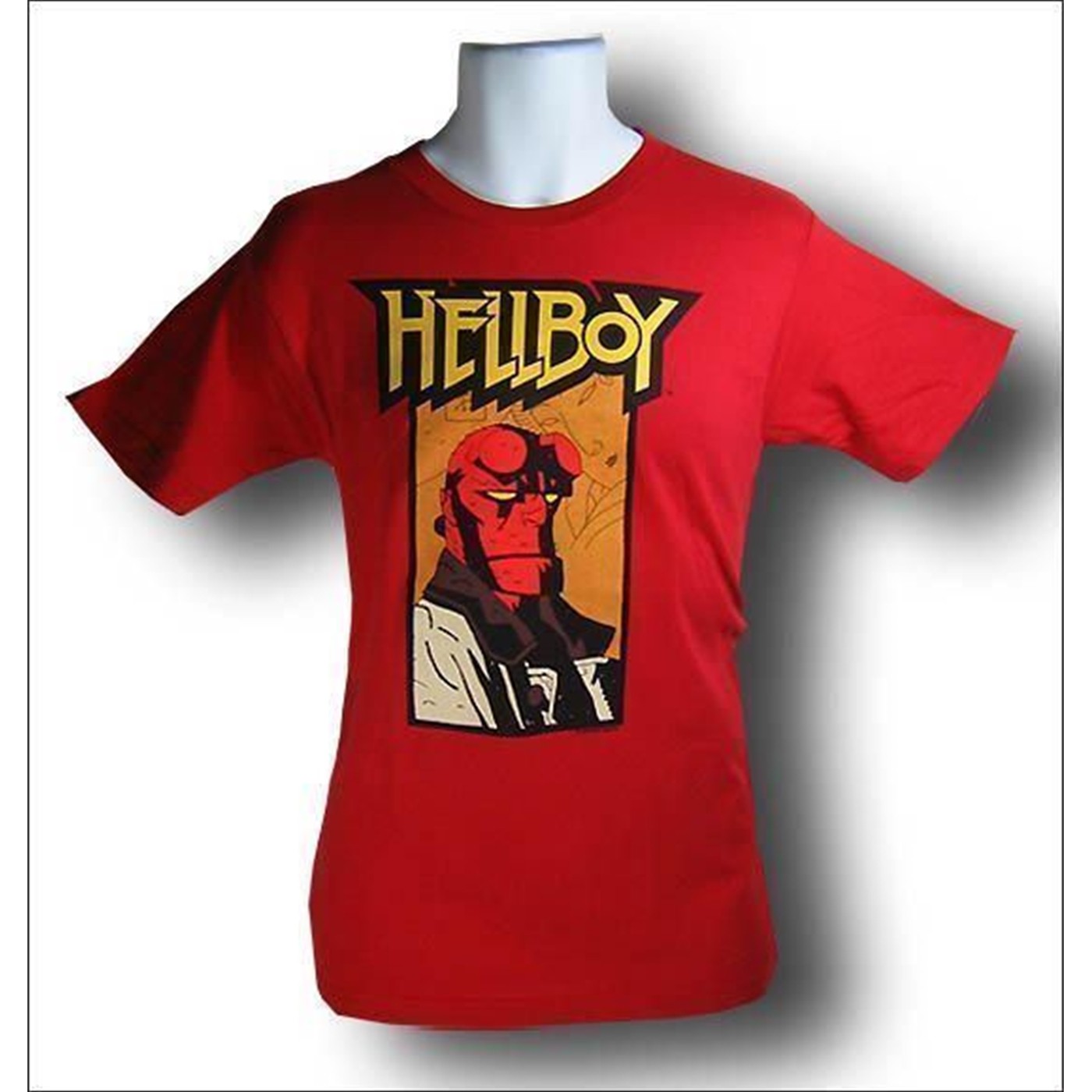 Hellboy Red Bust T-Shirt, Red
