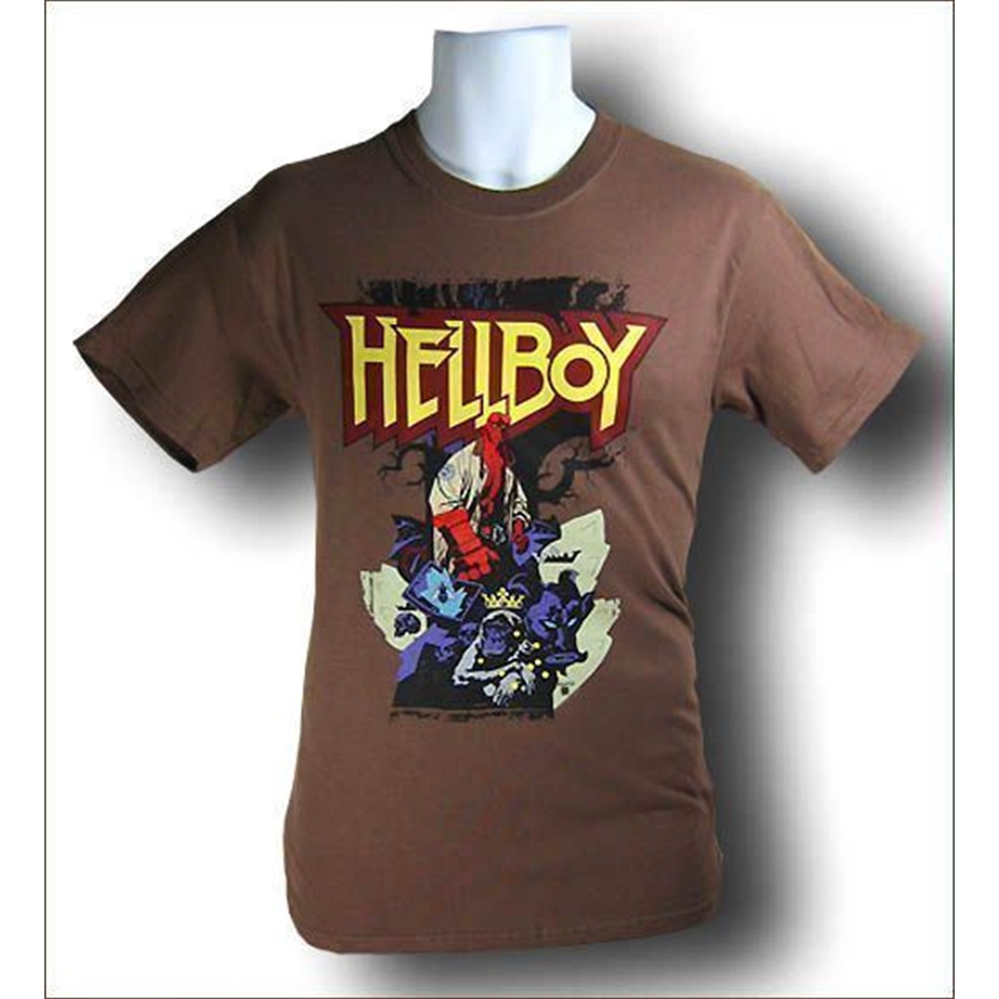 Hellboy Brown Mignola T-Shirt, Brown