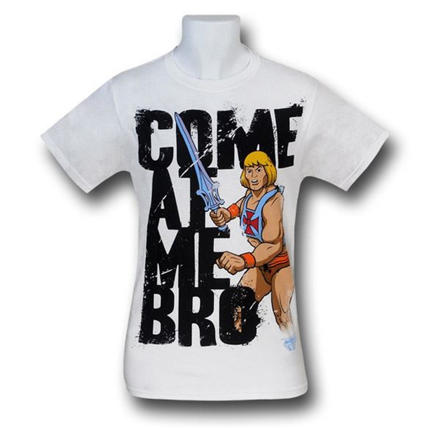 He-Man Come At Me Bro T-Shirt, White