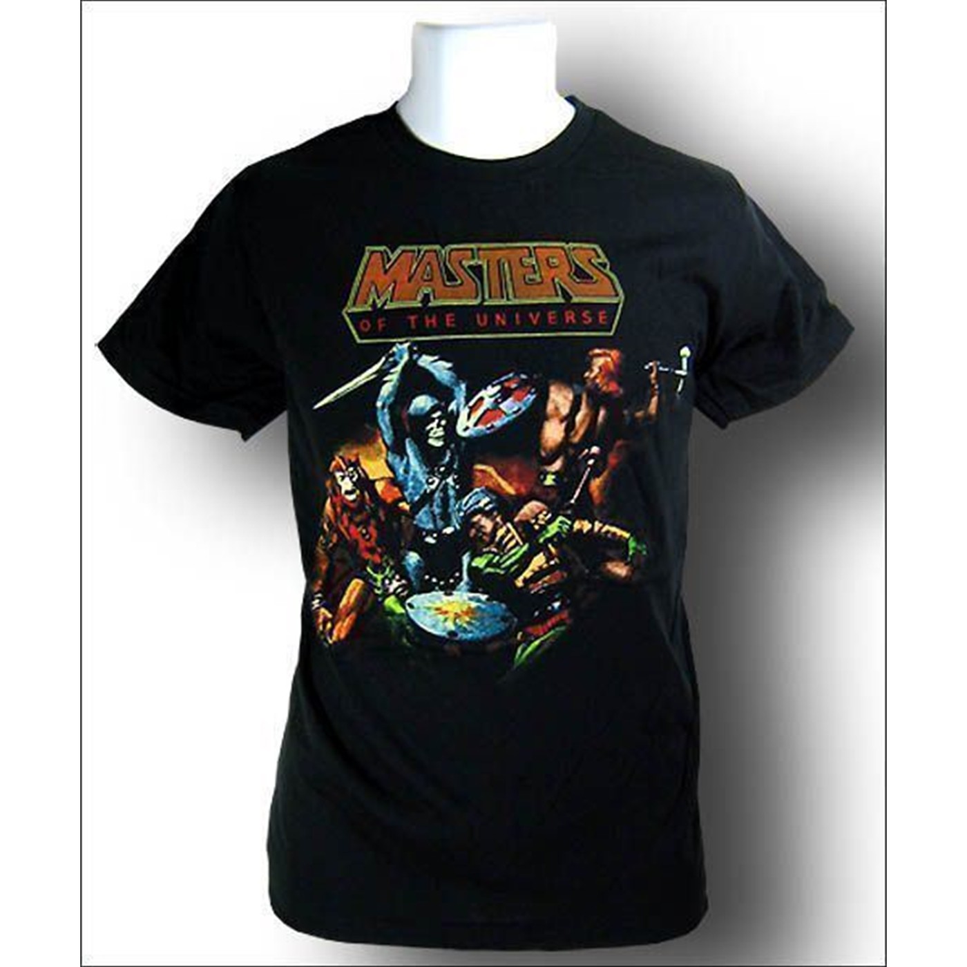 He-Man Battle Scene Faded T-Shirt
