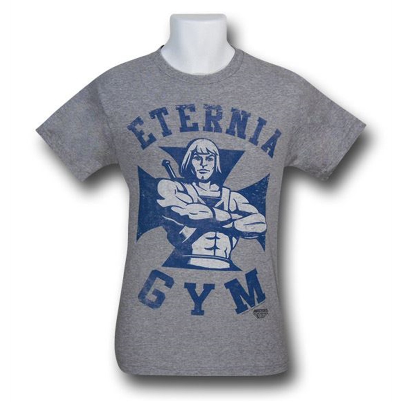 He-Man Eternia Gym T-Shirt, Grey