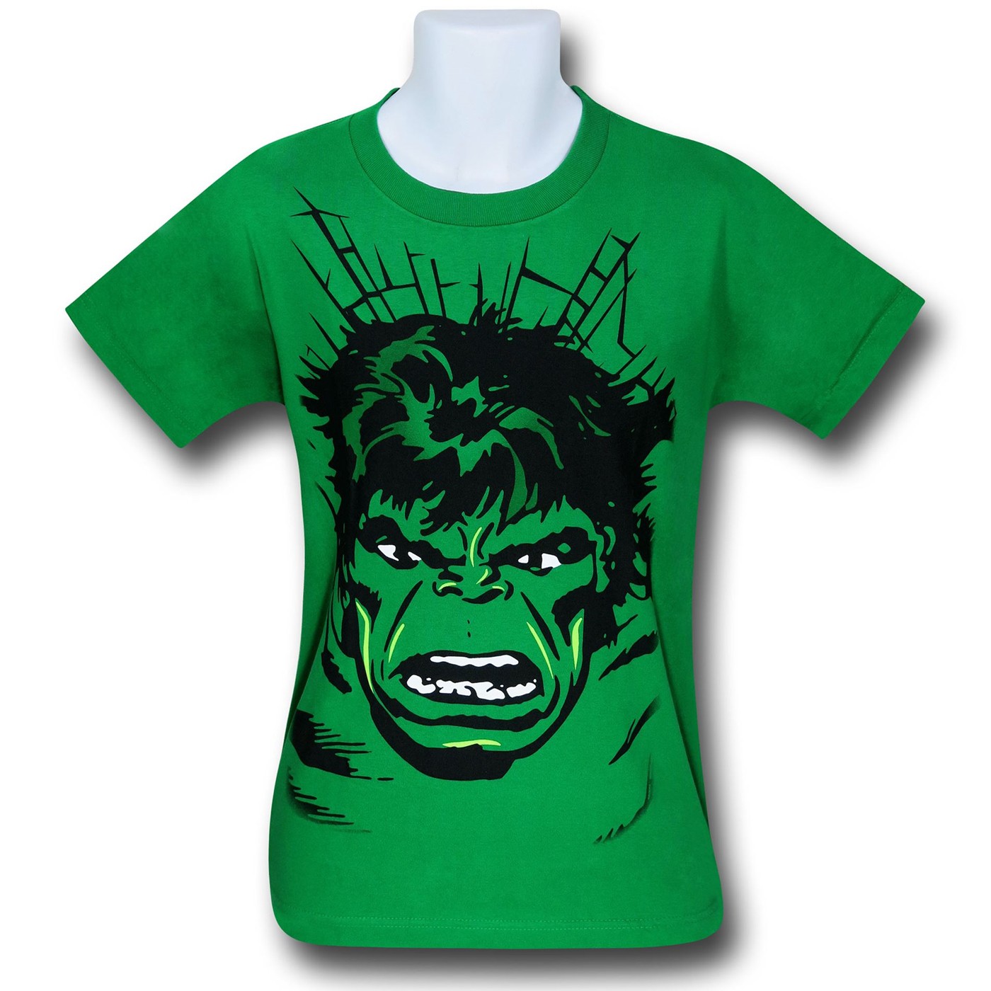 Hulk Face Smash Kids T Shirt