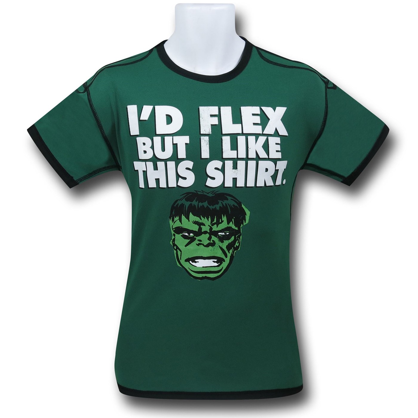 Hulk Don't Flex Polymesh T-Shirt, Green
