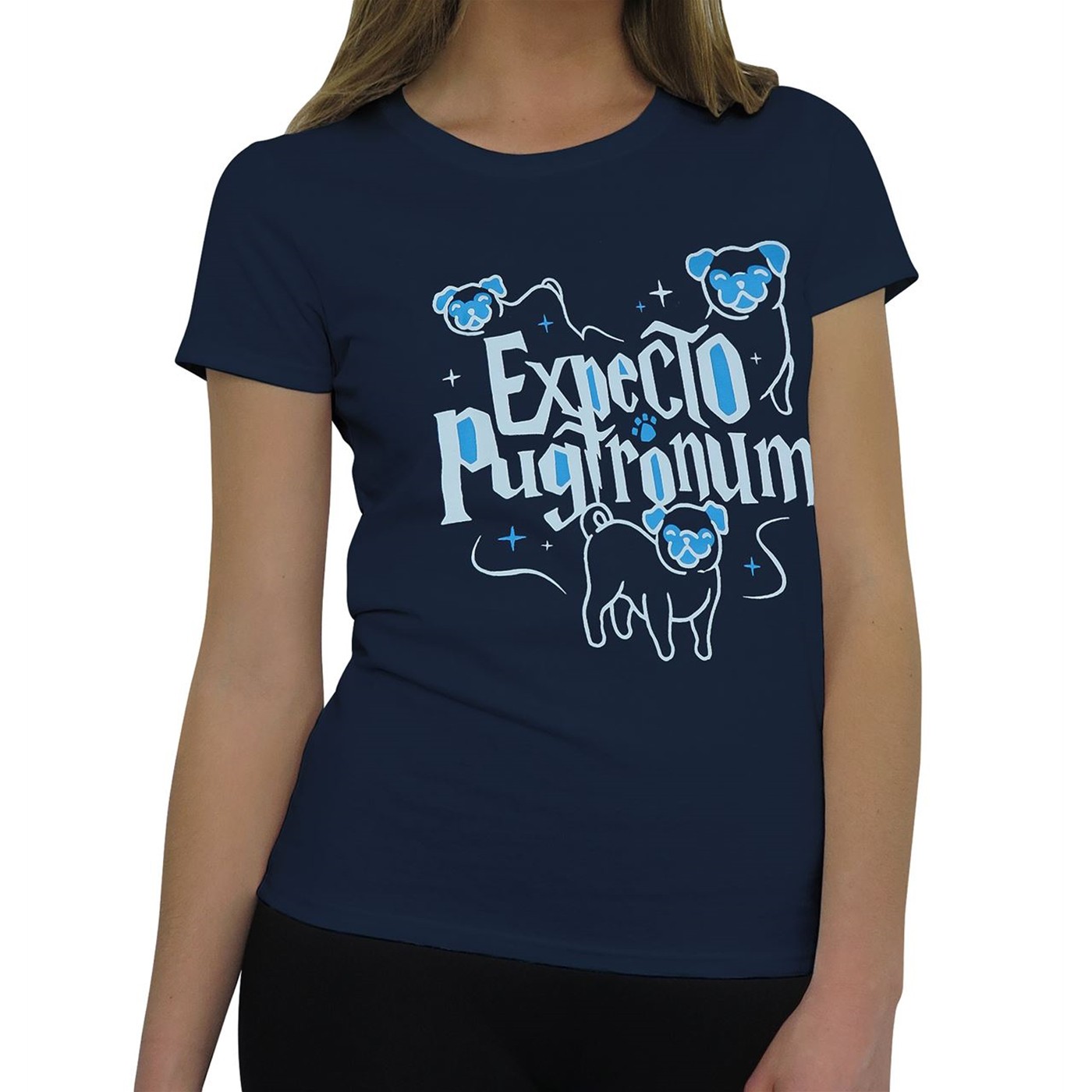 Expecto Pugtronum Women's T-Shirt, Blue