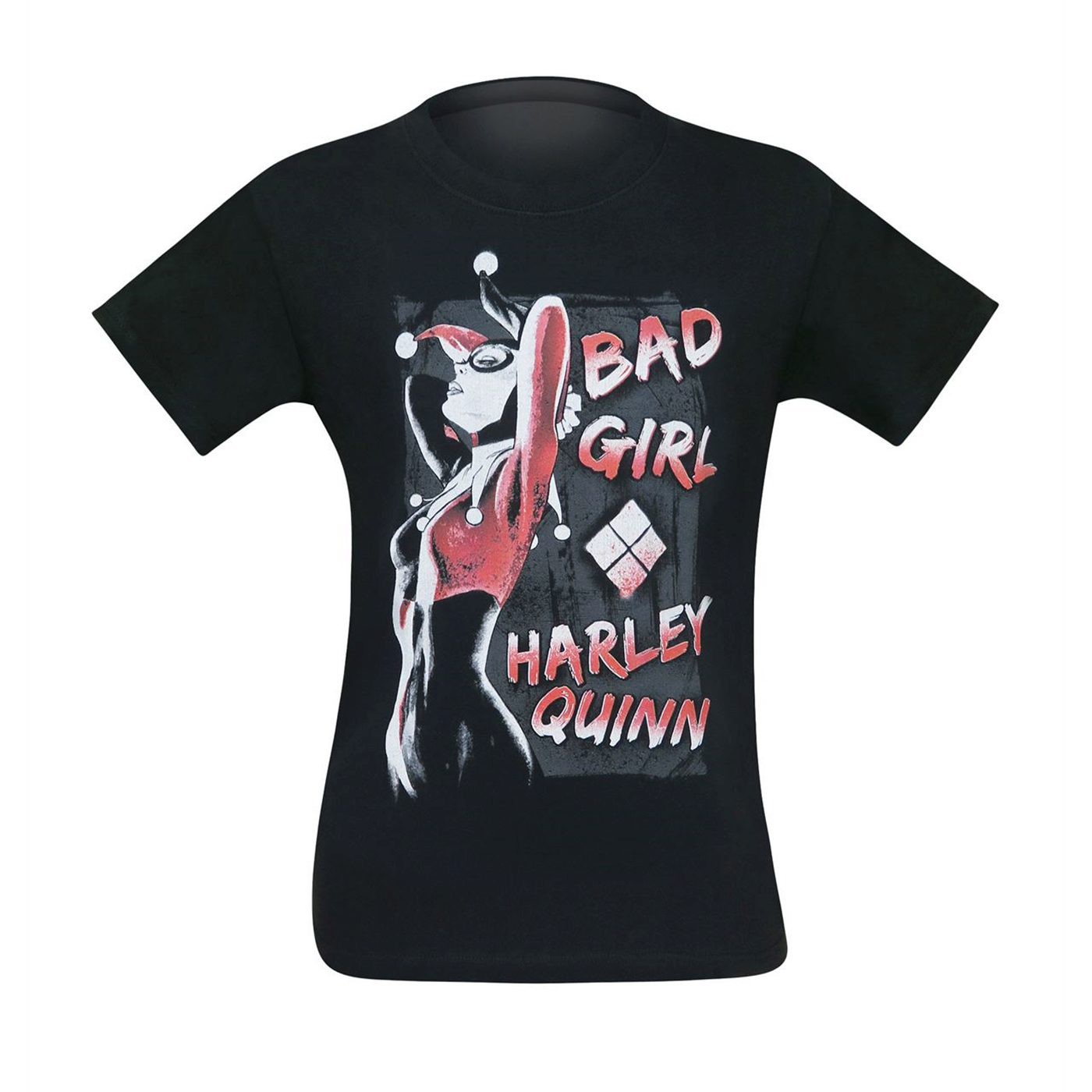 Harley Quinn Bad Girl Men's T-Shirt, Black