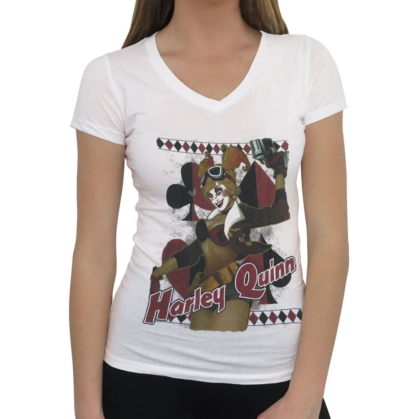 Harley Quinn Bombshell Women's T-Shirt, White