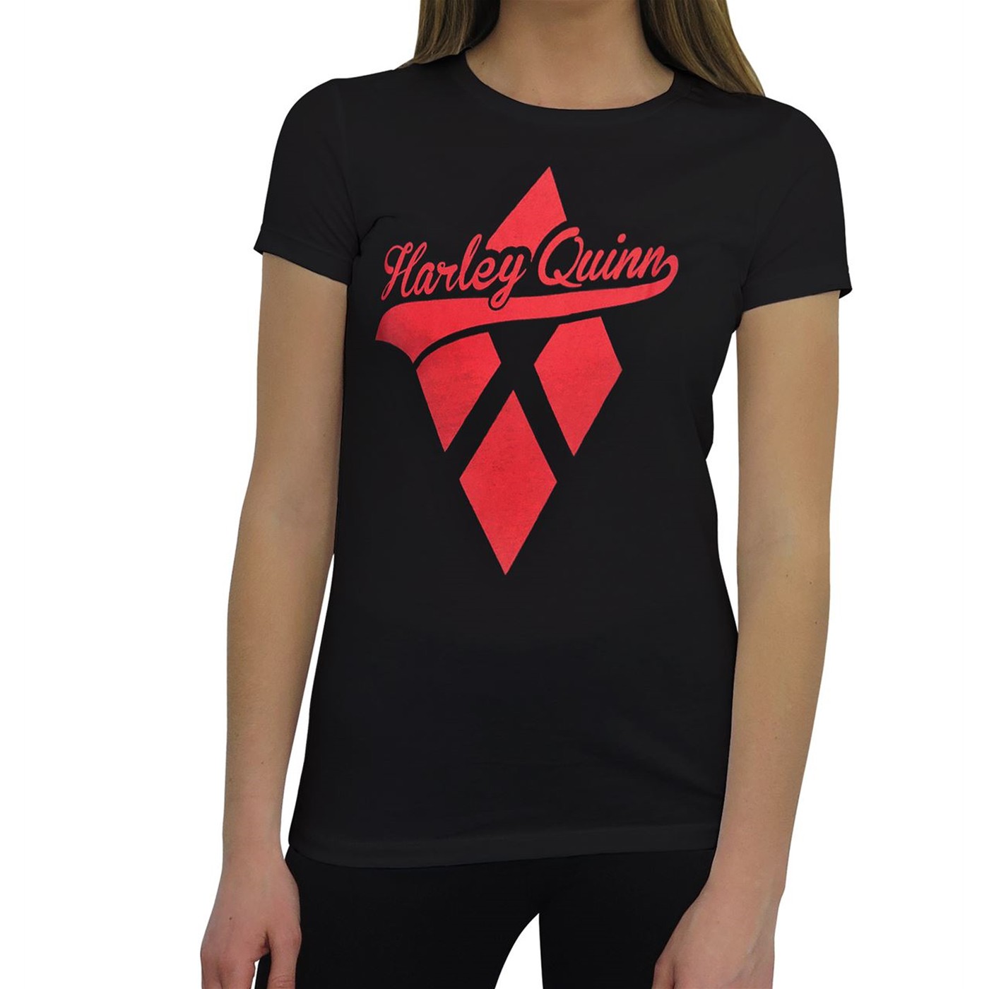 Harley Quinn Diamonds Women's T-Shirt, Black