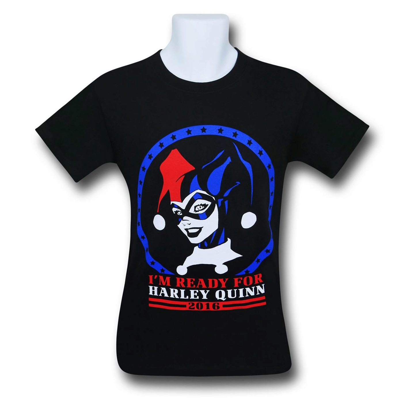 Harley Quinn for President T-Shirt, Black