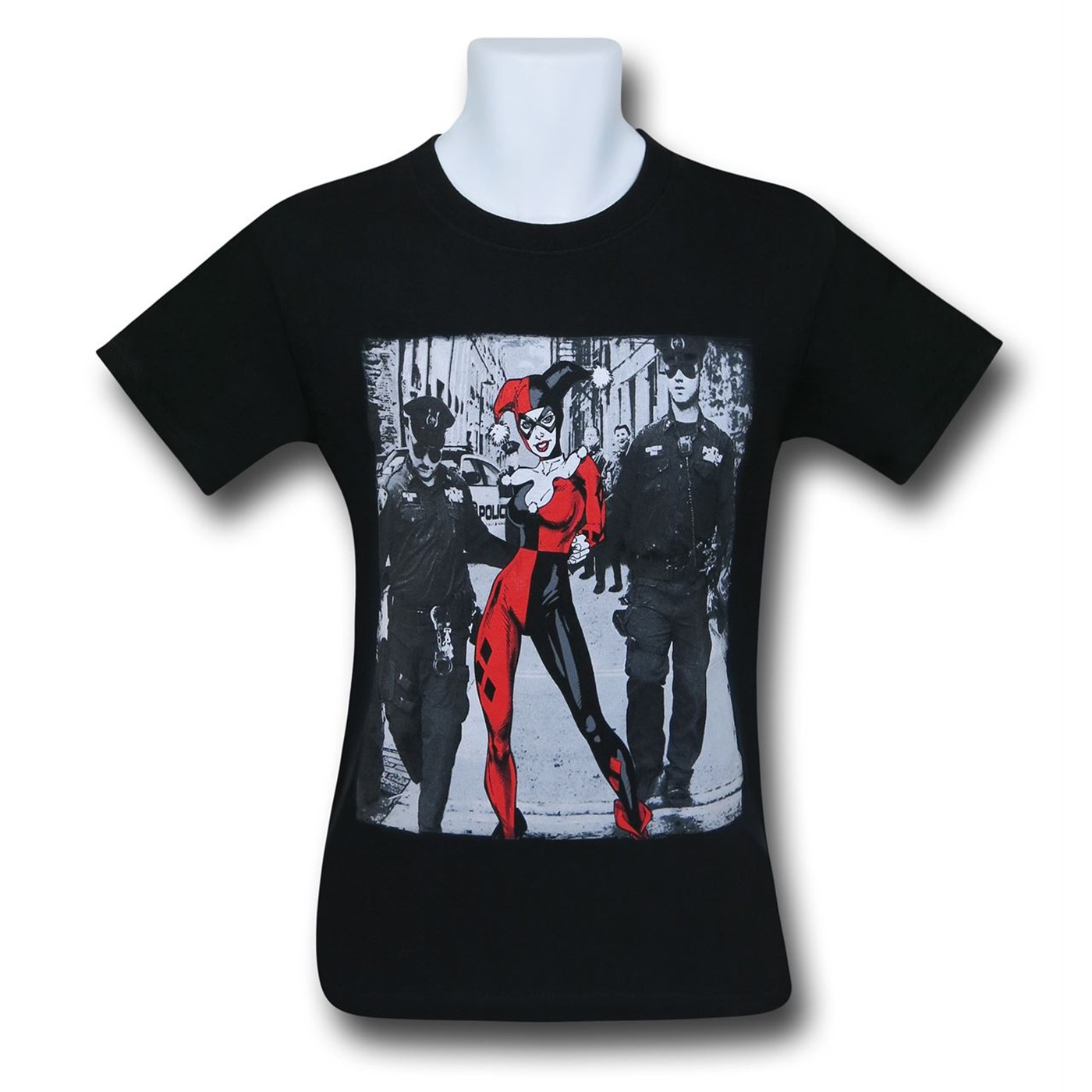 Harley Quinn Walker T-Shirt, Black