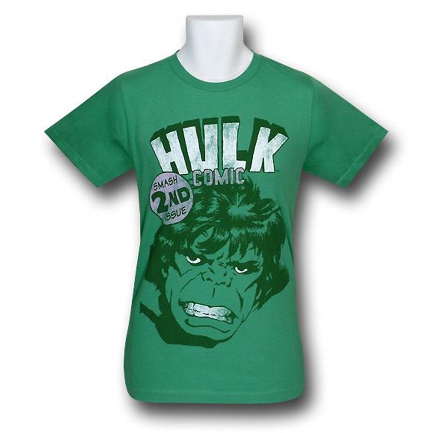 Hulk Smash 2nd Issue Cover 30 Single T-Shirt, Green