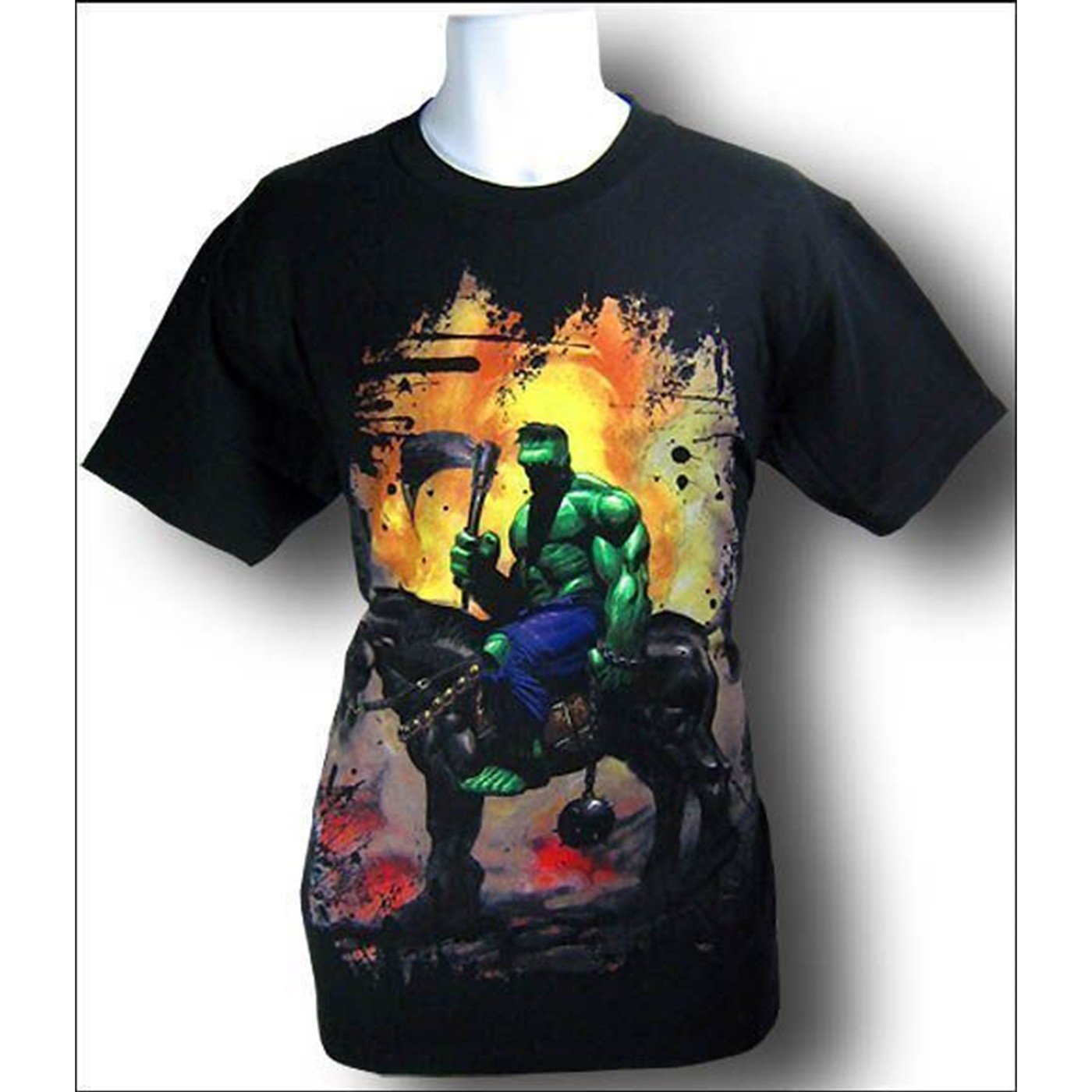 Hulk T-Shirt #81 Cover Art, Black