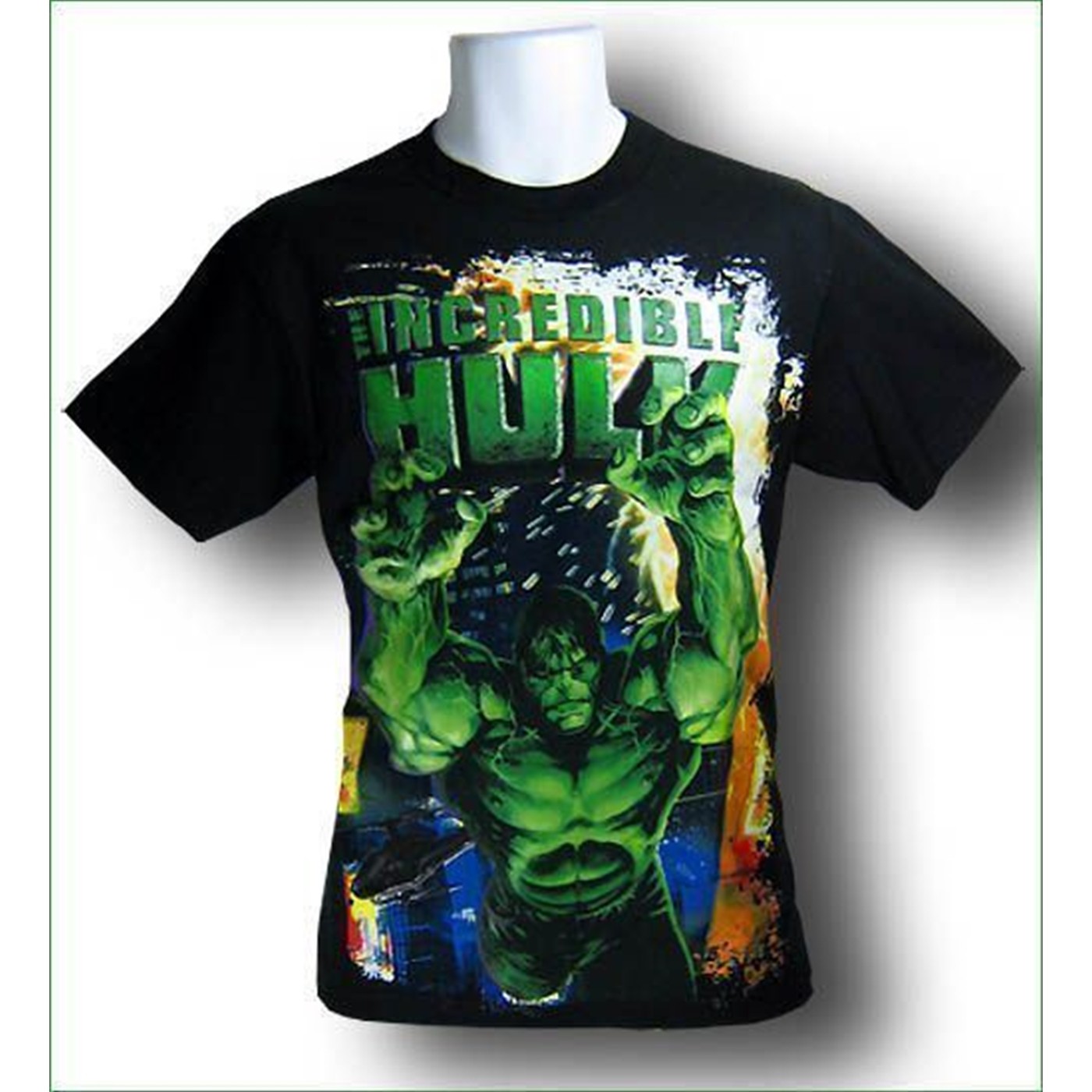Hulk T-Shirt Jump  Grab  Boom!, Black