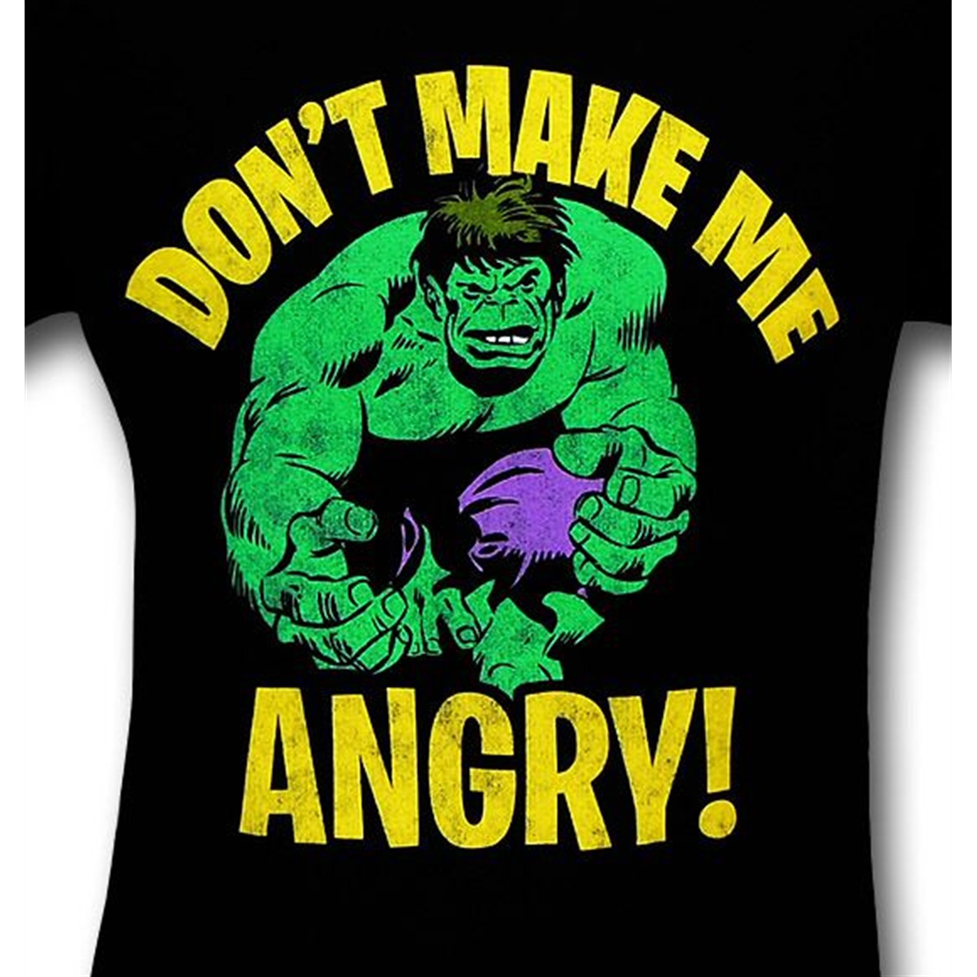 Hulk 'Don't Make Me Angry' 30 Single T-Shirt