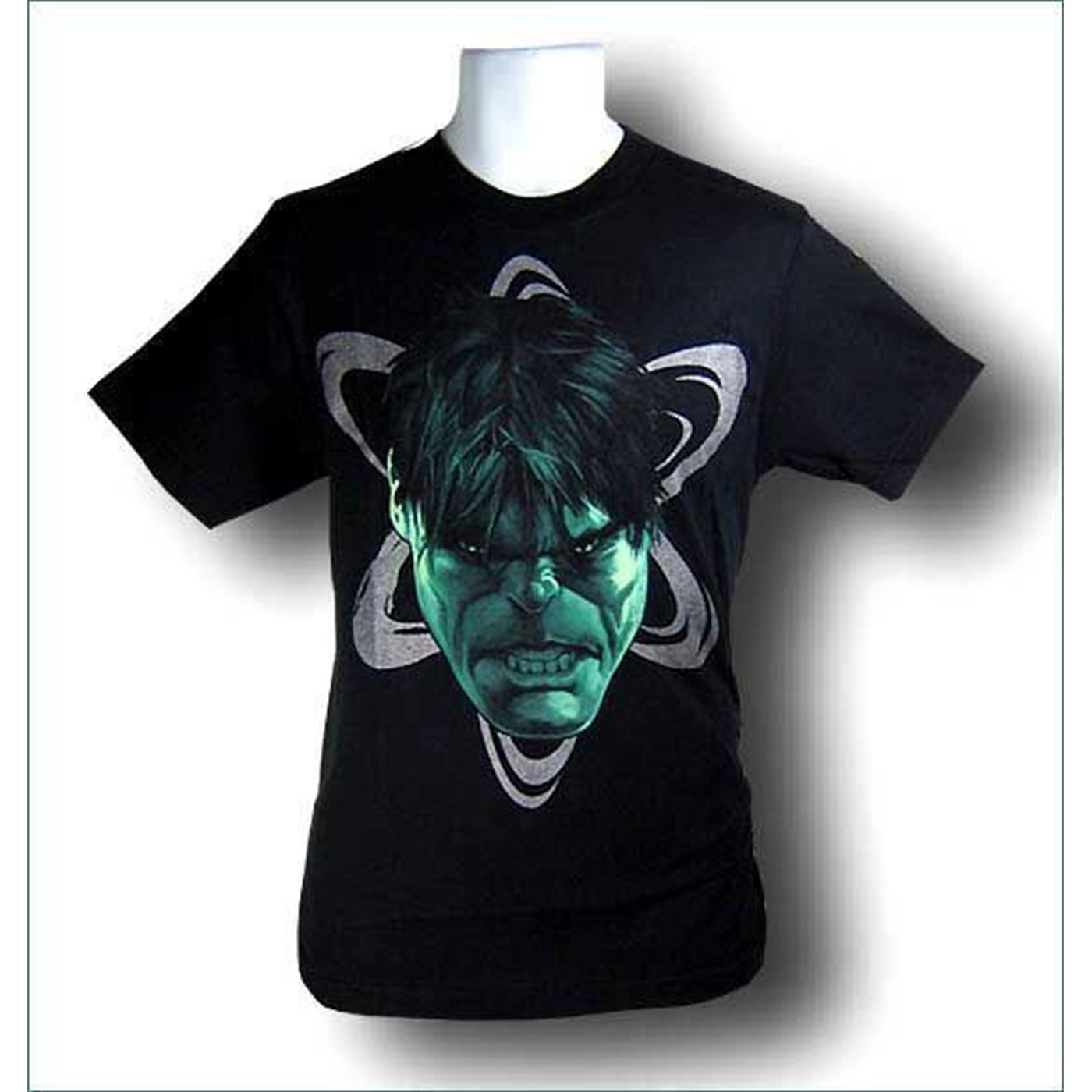 The Hulk T-Shirt Face Foil, Black
