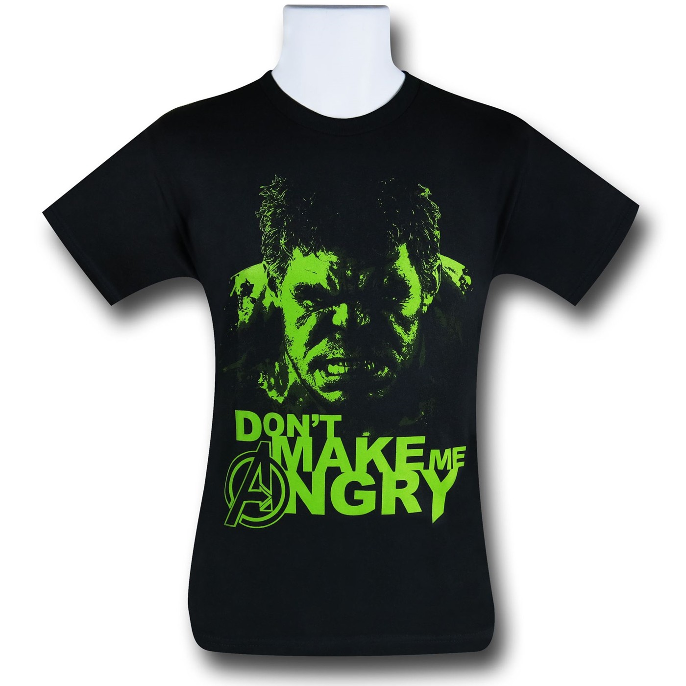 Hulk Age of Ultron Angry Kids T-Shirt, Black