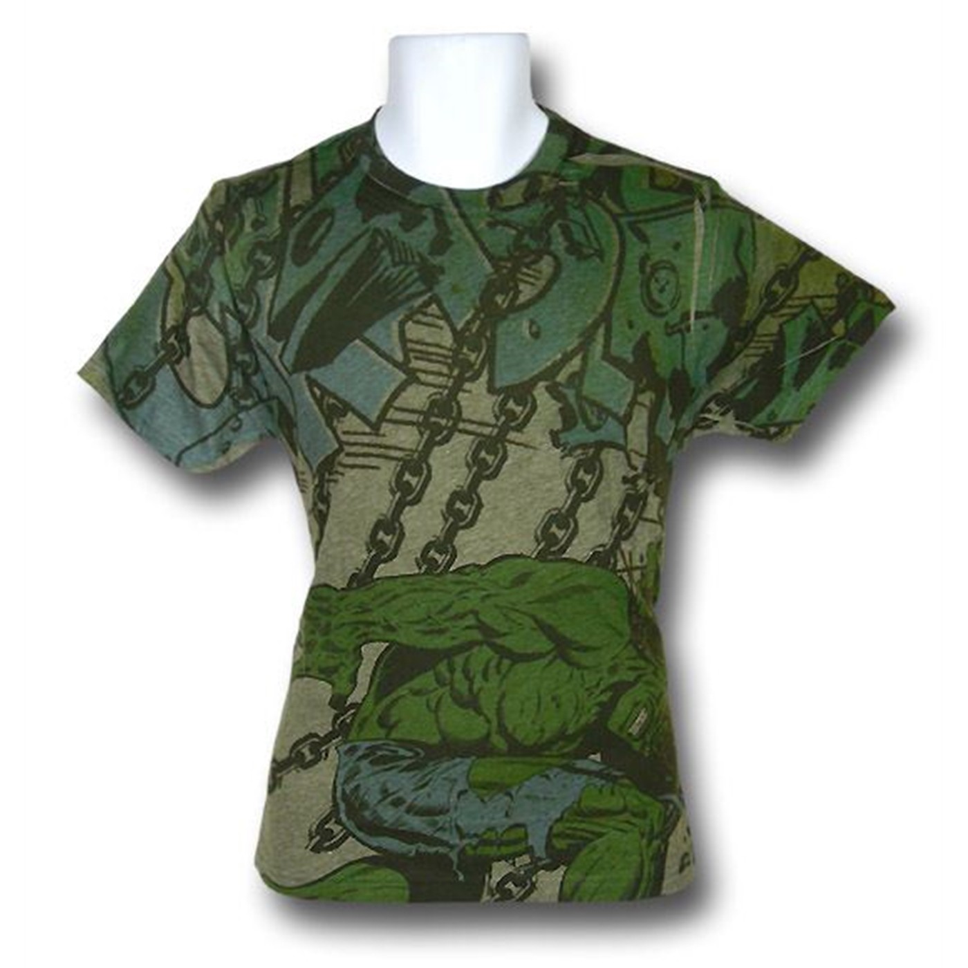 Hulk Heavy Lifting Sublimated T-Shirt, Green