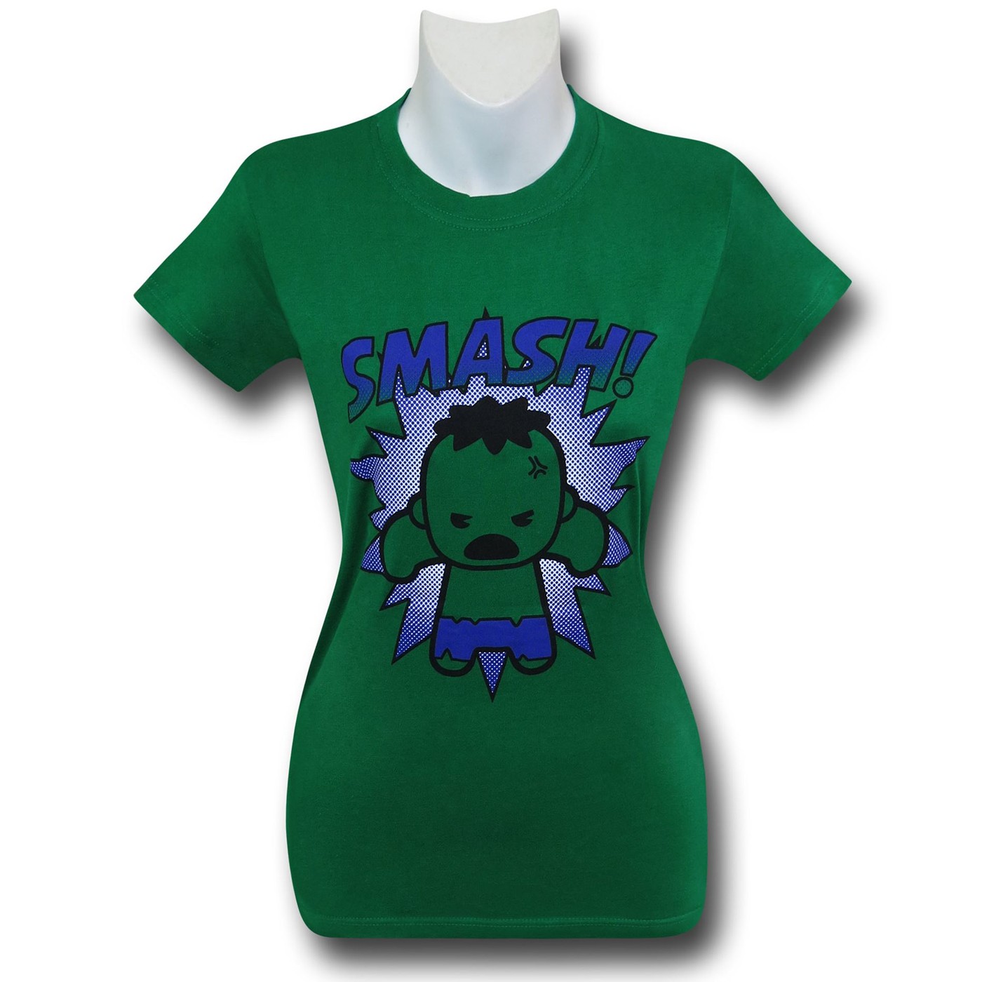 Hulk Kawaii Smash! Women's T-Shirt, Green