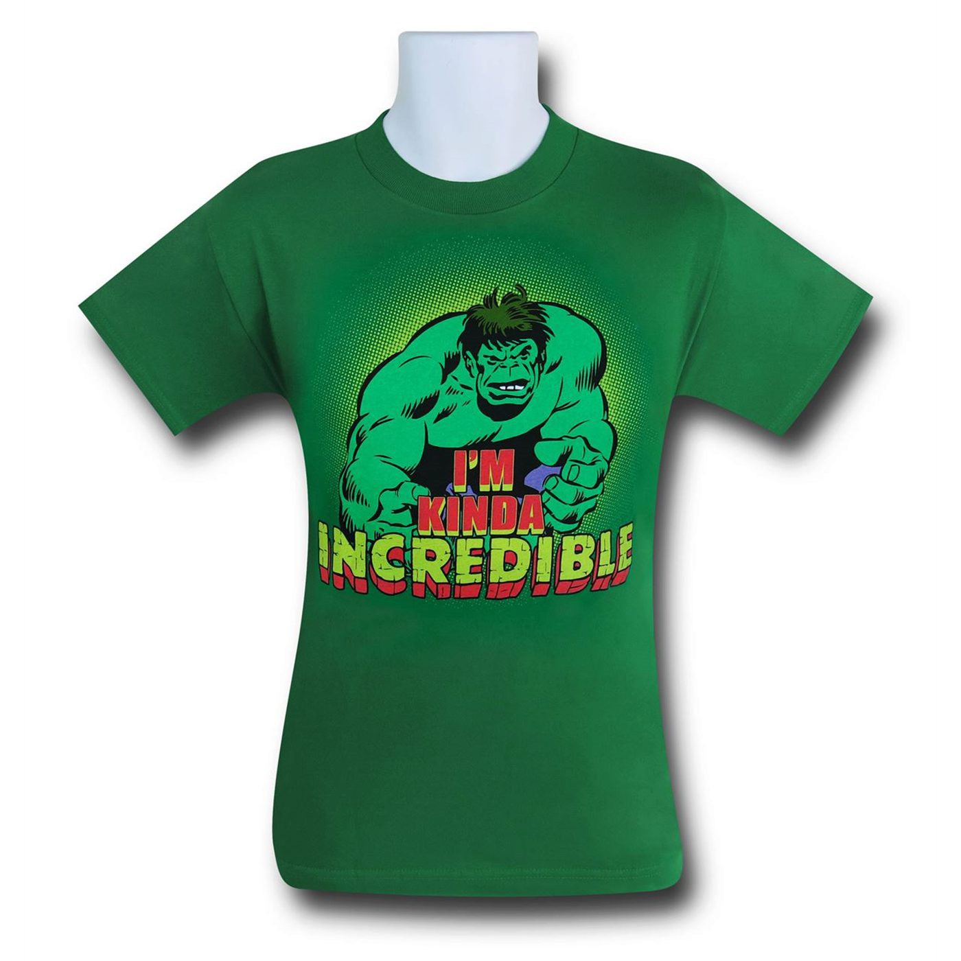 Hulk I'm Kinda Incredible 30 Single T-Shirt, Green
