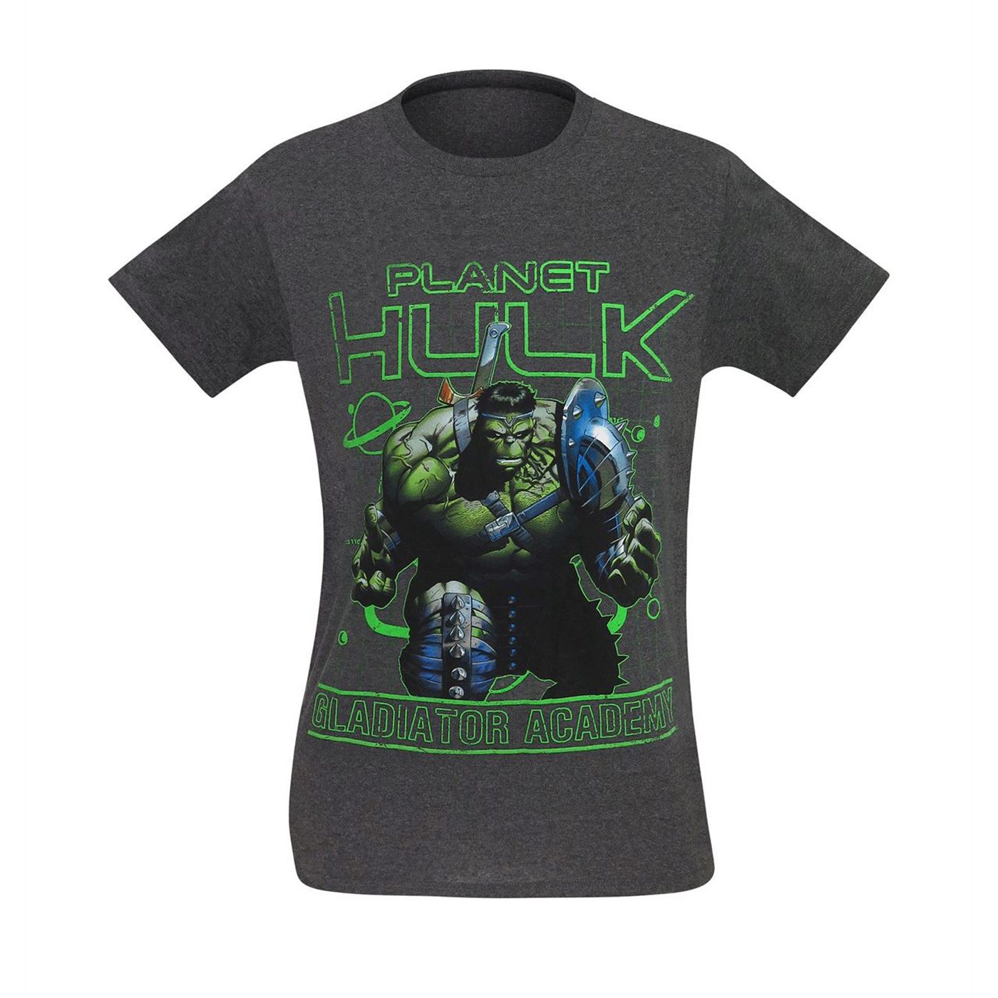 Planet Hulk Gladiator Academy Men's T-Shirt, Grey