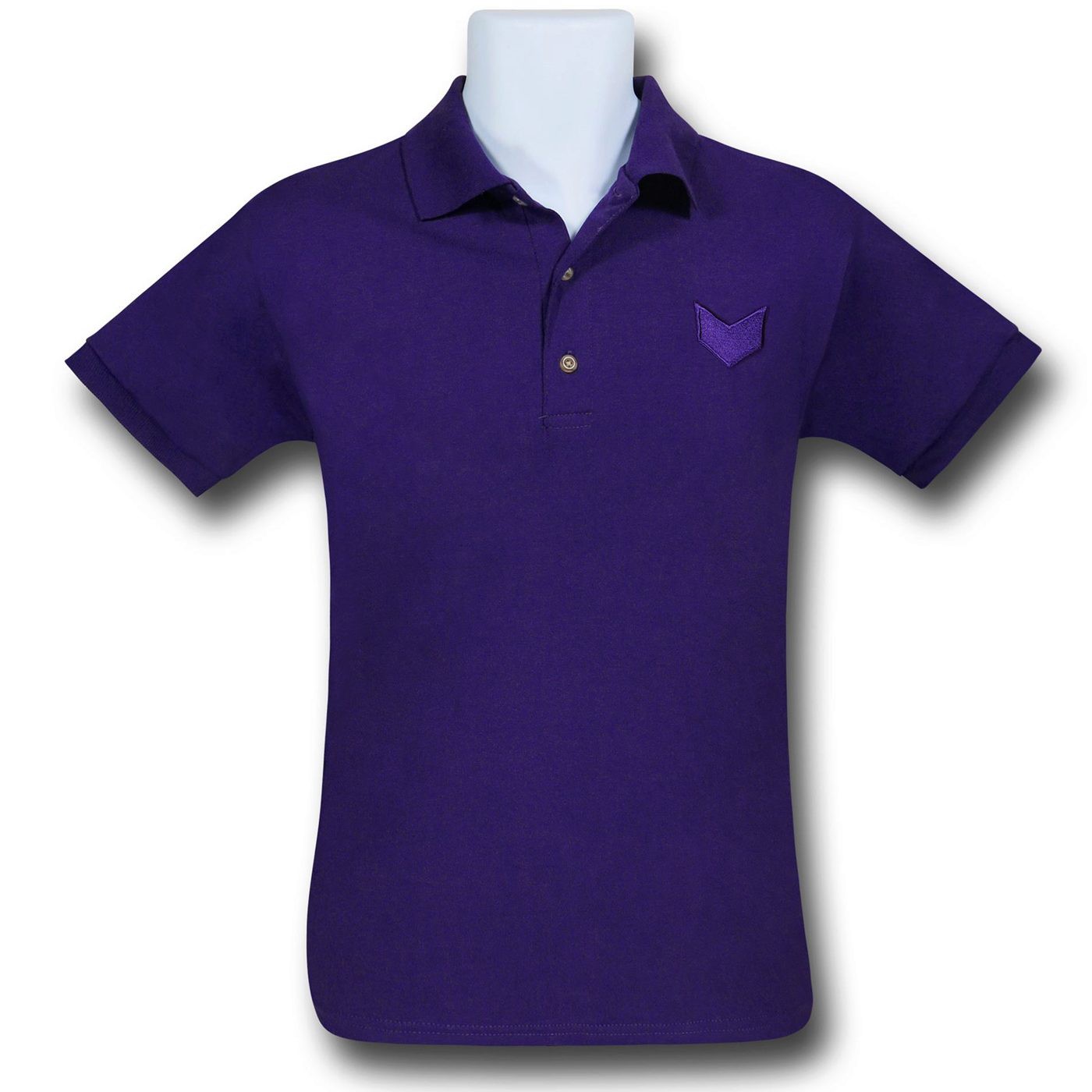 Hawkeye Symbol Purple Polo Shirt, Purple