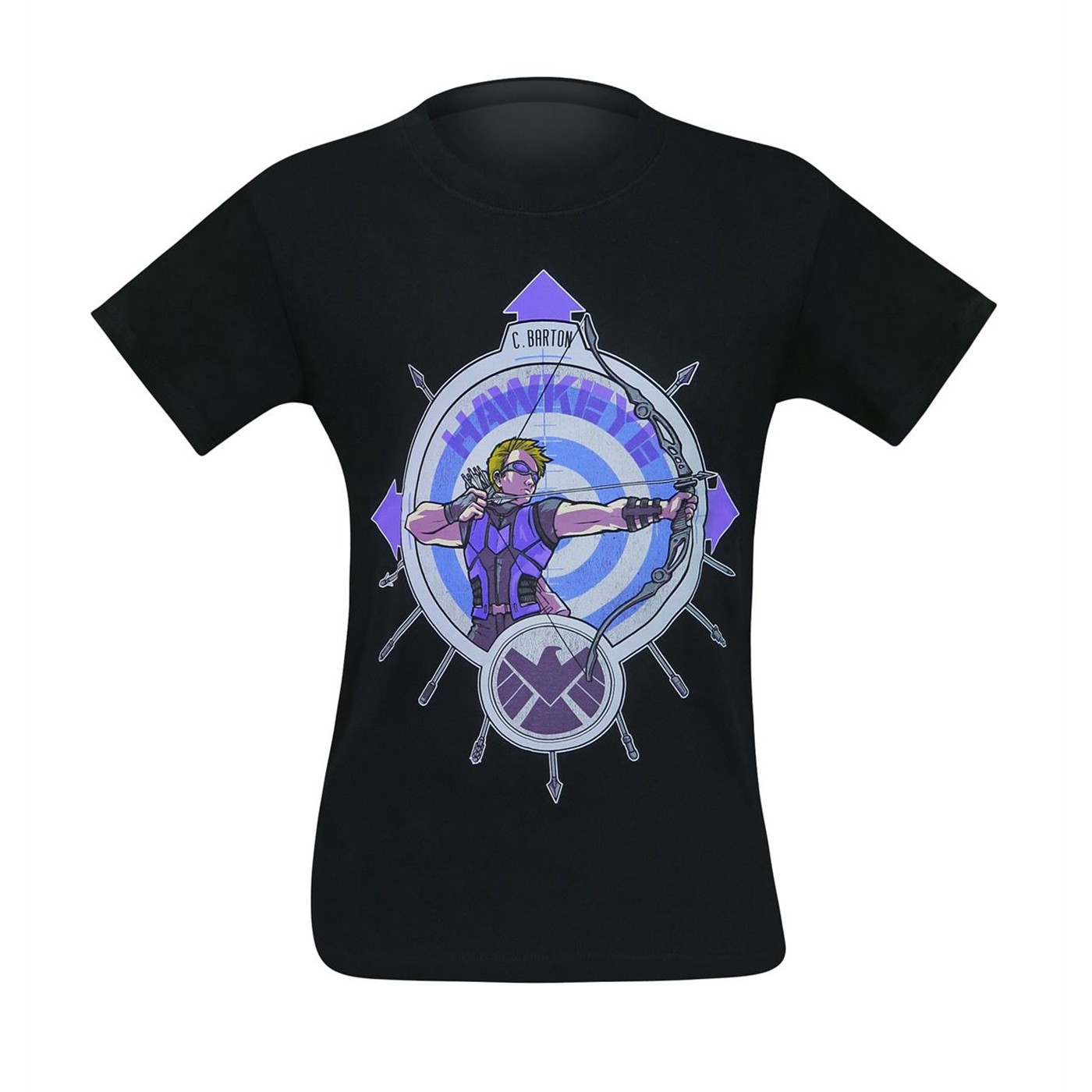 Hawkeye Shielded Men's T-Shirt, Black