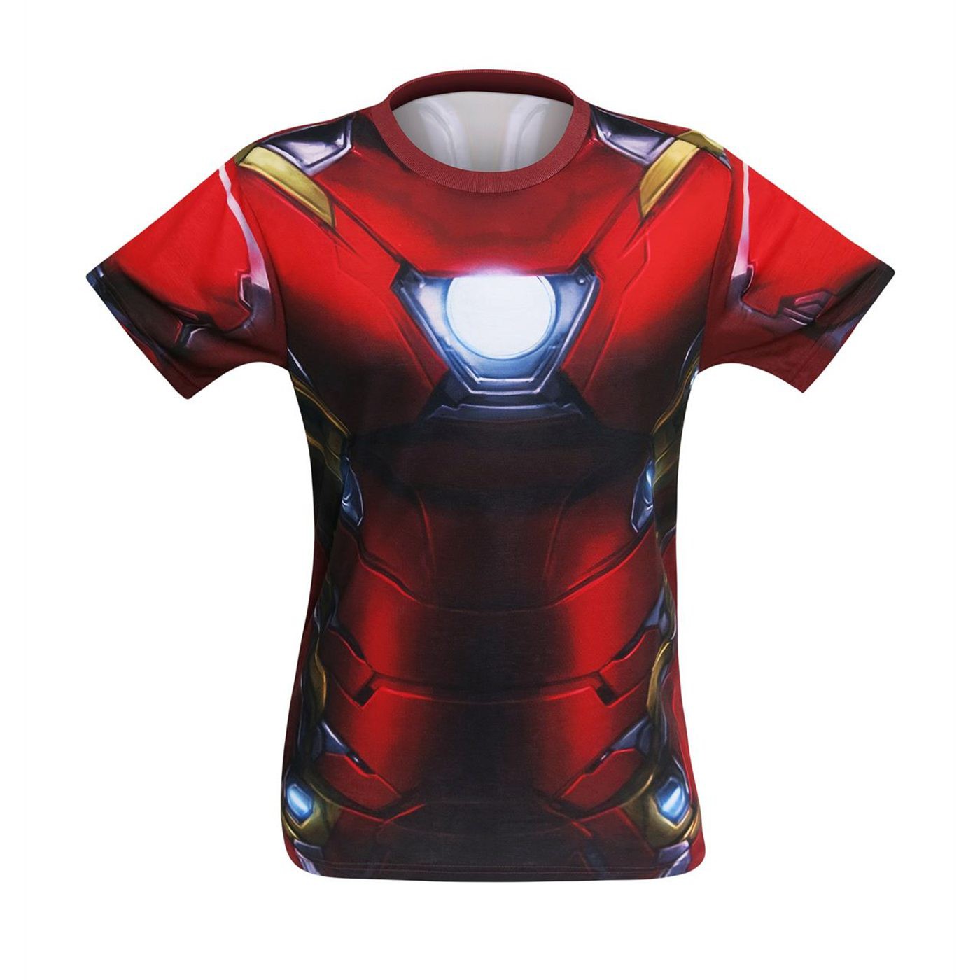 Iron Man Civil War Sublimated Costume T-Shirt, Red