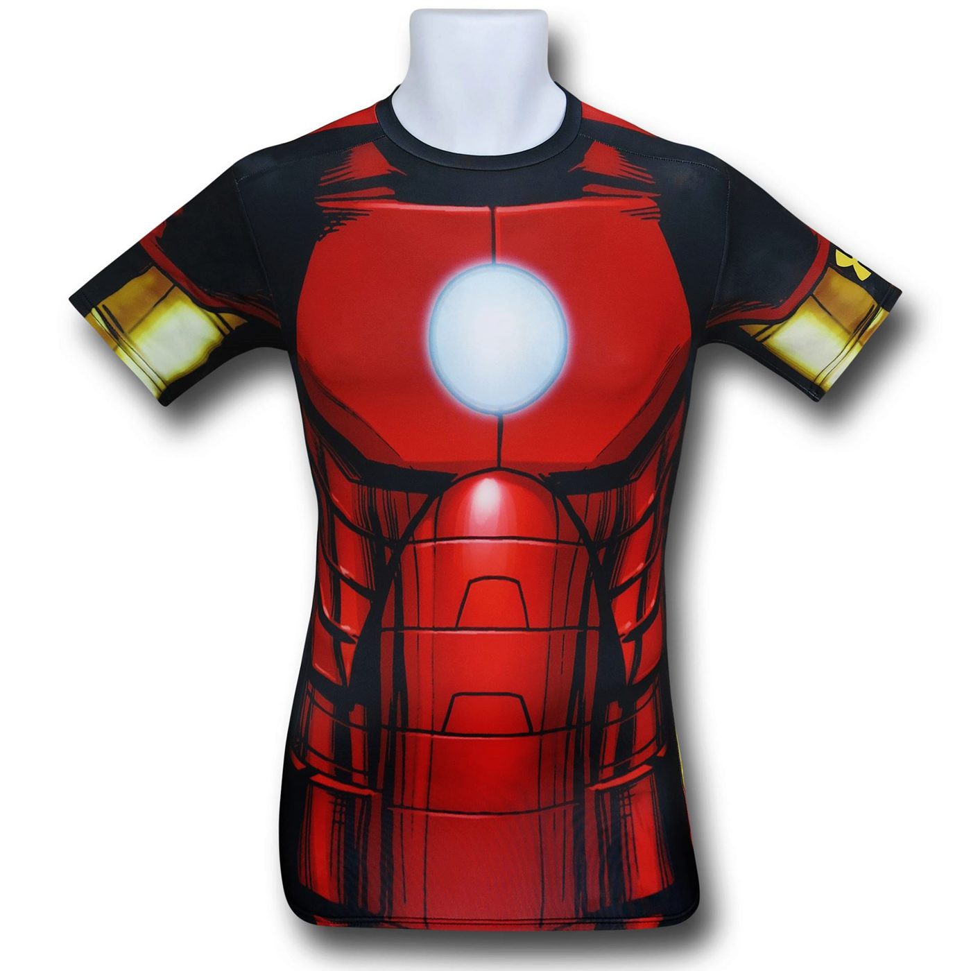 Iron Man Costume Under Armour Compression T-Shirt, Red