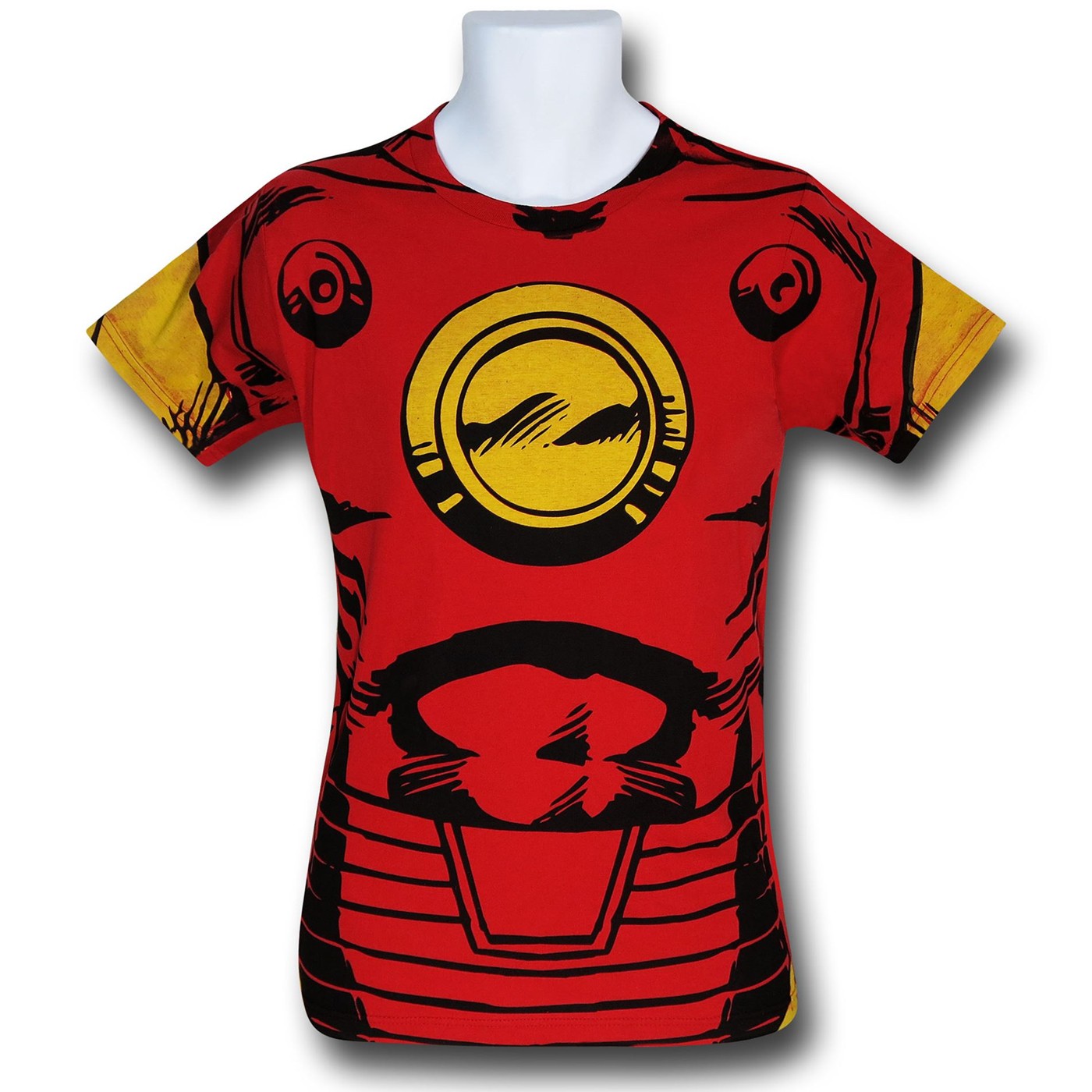 Iron Man Well-Defined Costume T-Shirt, Red