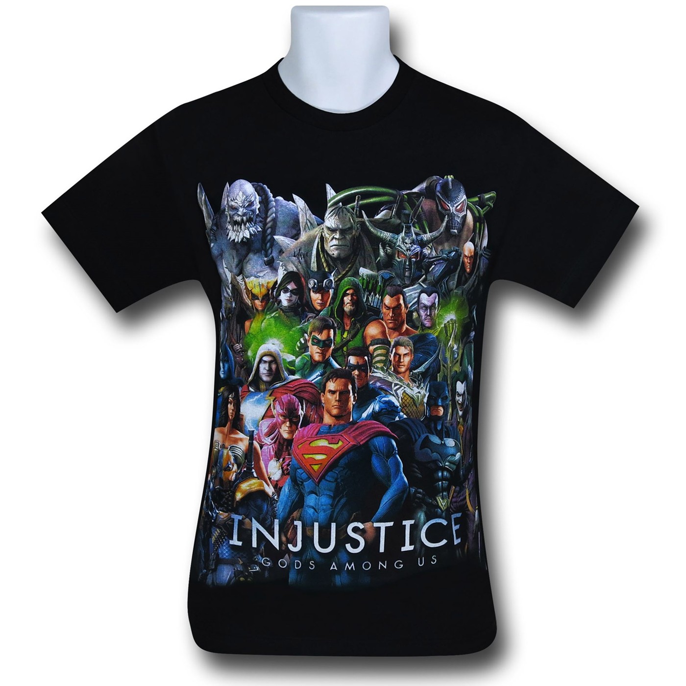 Injustice Big Group T-Shirt, Black