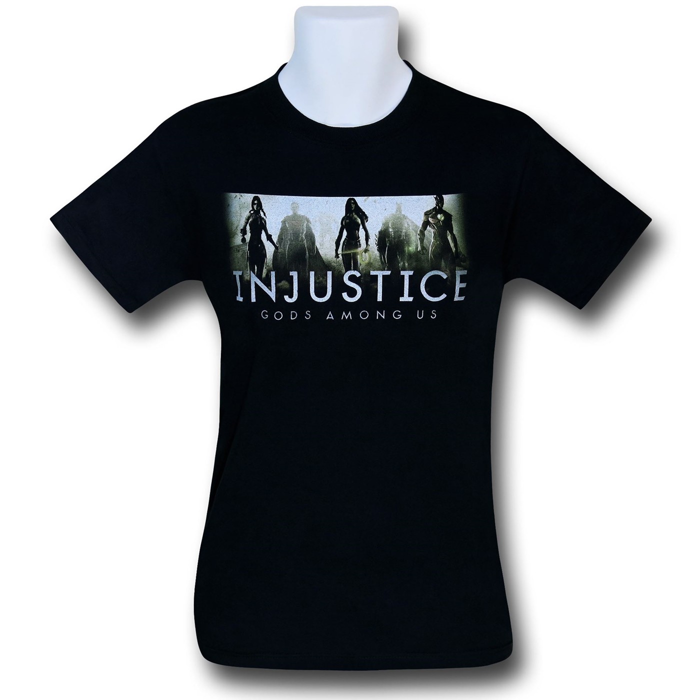 Injustice Forward March and Logo T-Shirt, Black