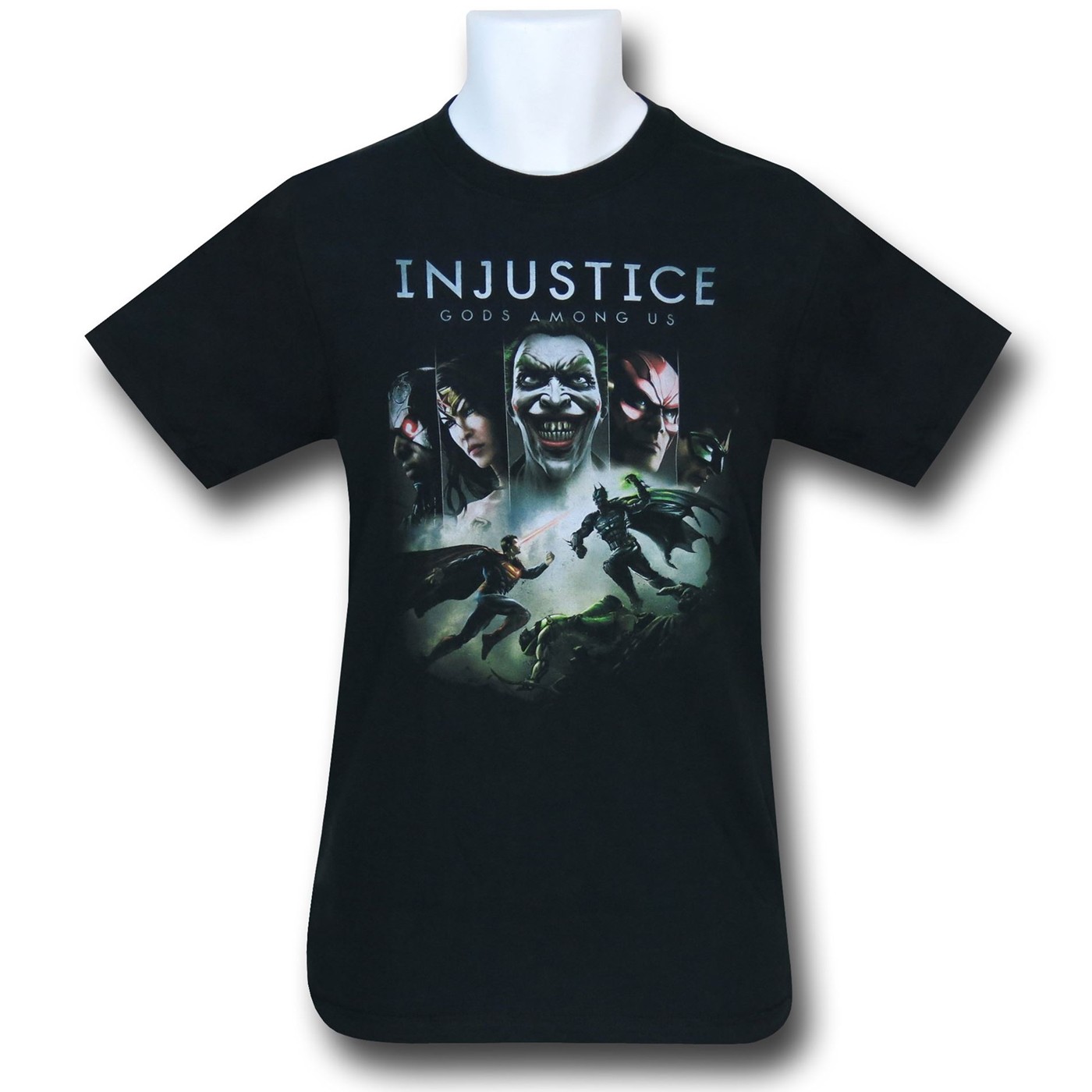 Injustice Game Cover Art T-Shirt, Black