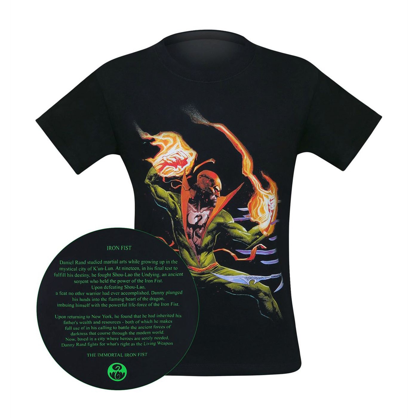 Iron Fist Fists of Fury Bio Men's T-Shirt, Black