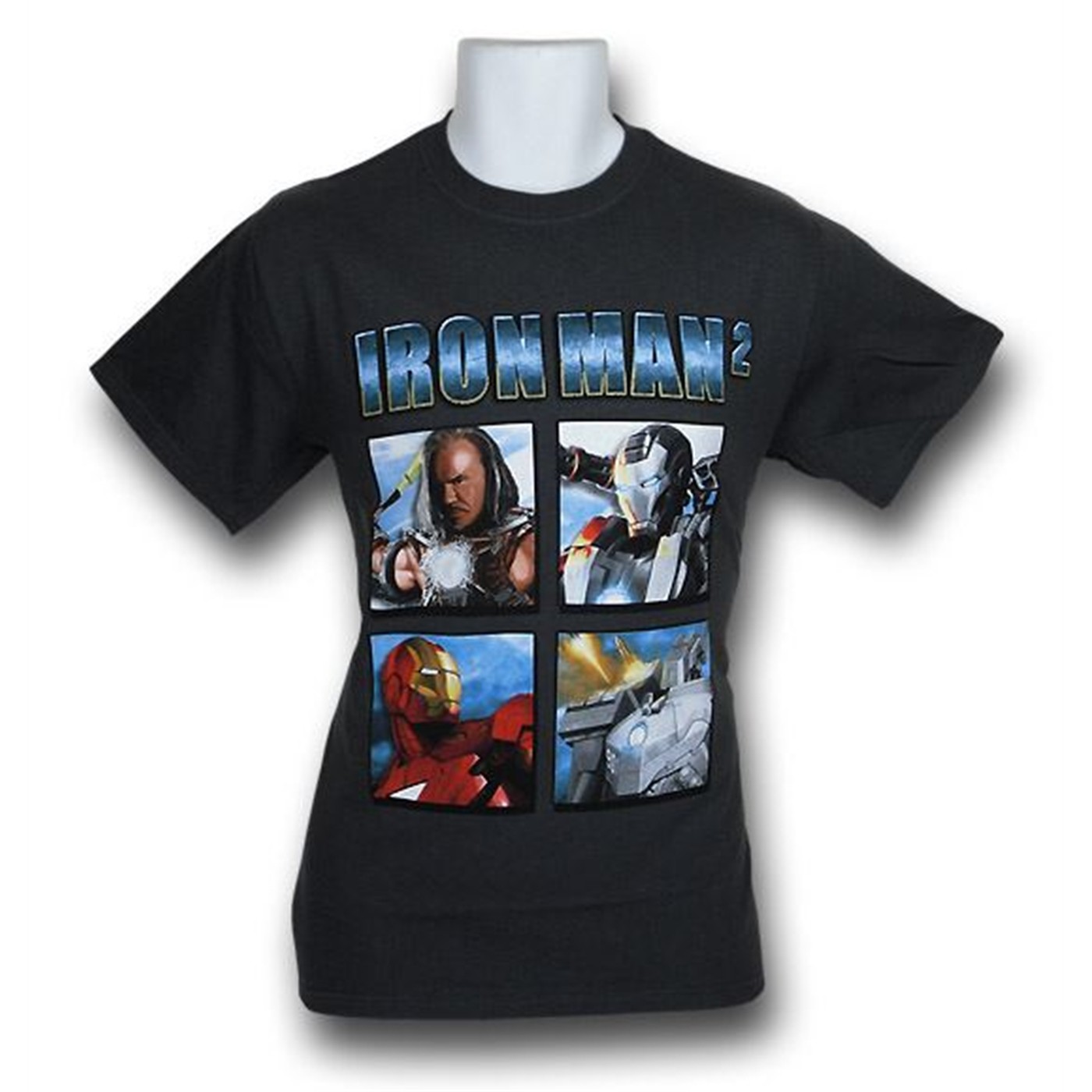 Iron Man 2 Heroes & Villains T-Shirt, Grey