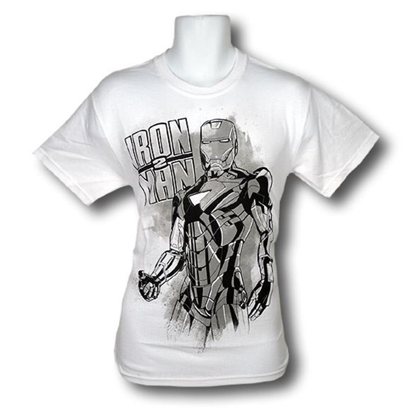 Iron Man 2 Armor Upgrade T-Shirt, White